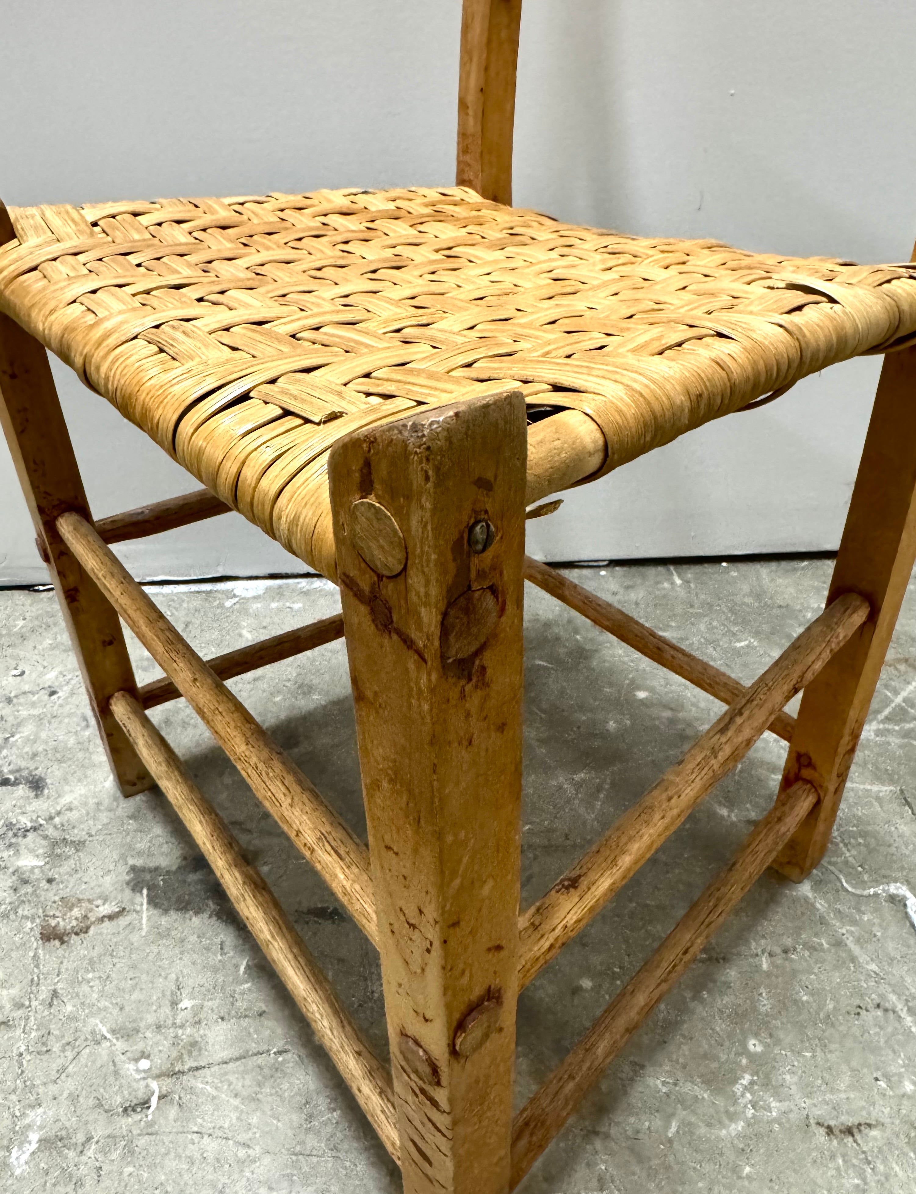 Vintage Farmhouse Ladderback Chair