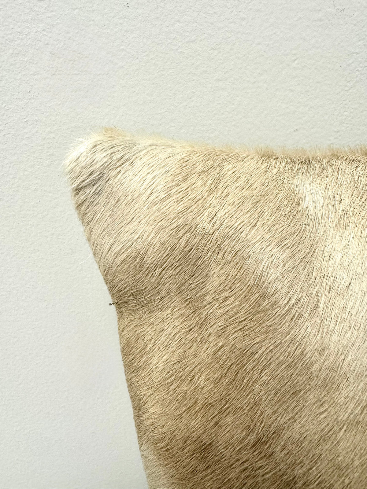 Light Tan Horsehair 19" Pillow