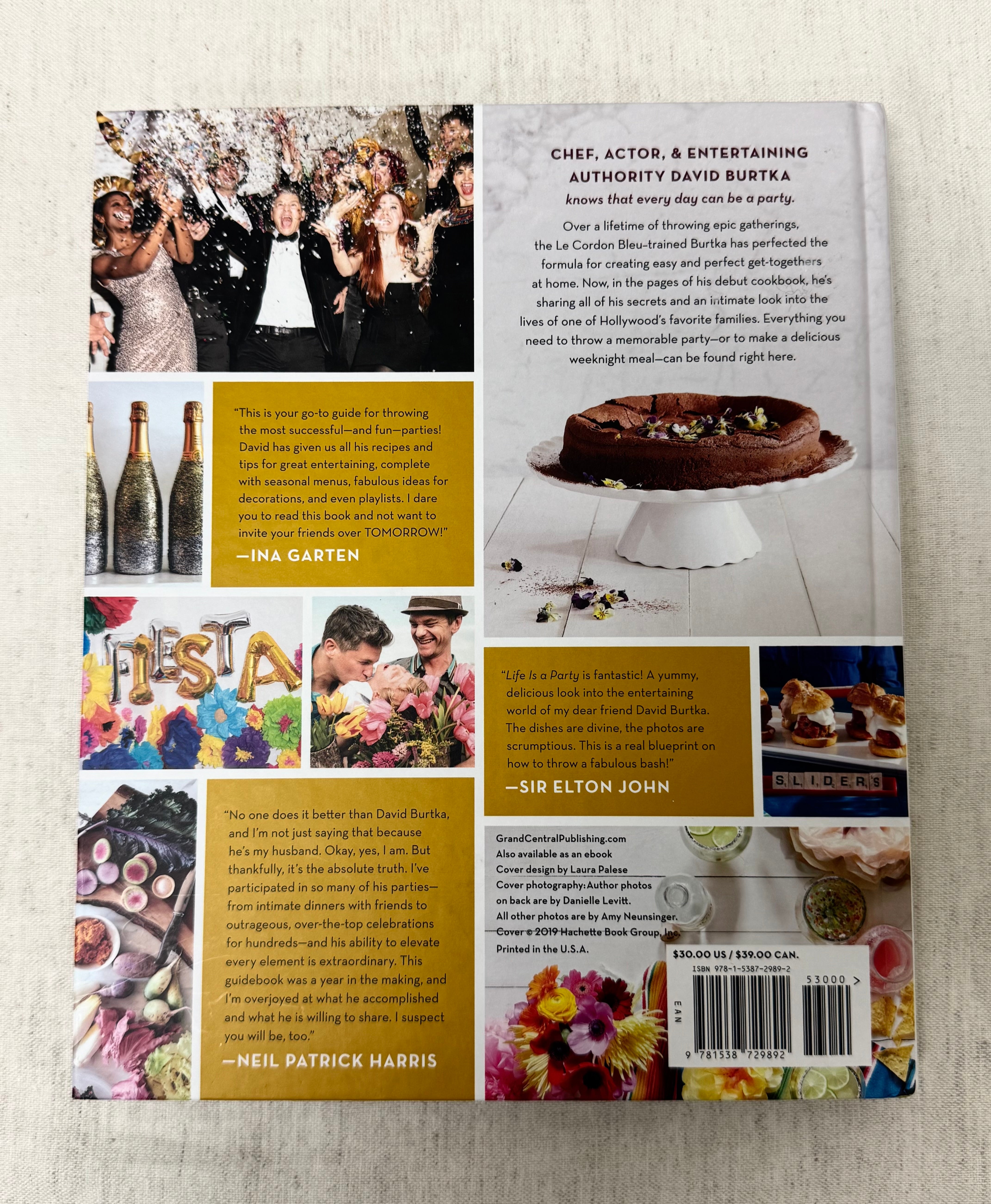 'Life is a Party' Hardcover