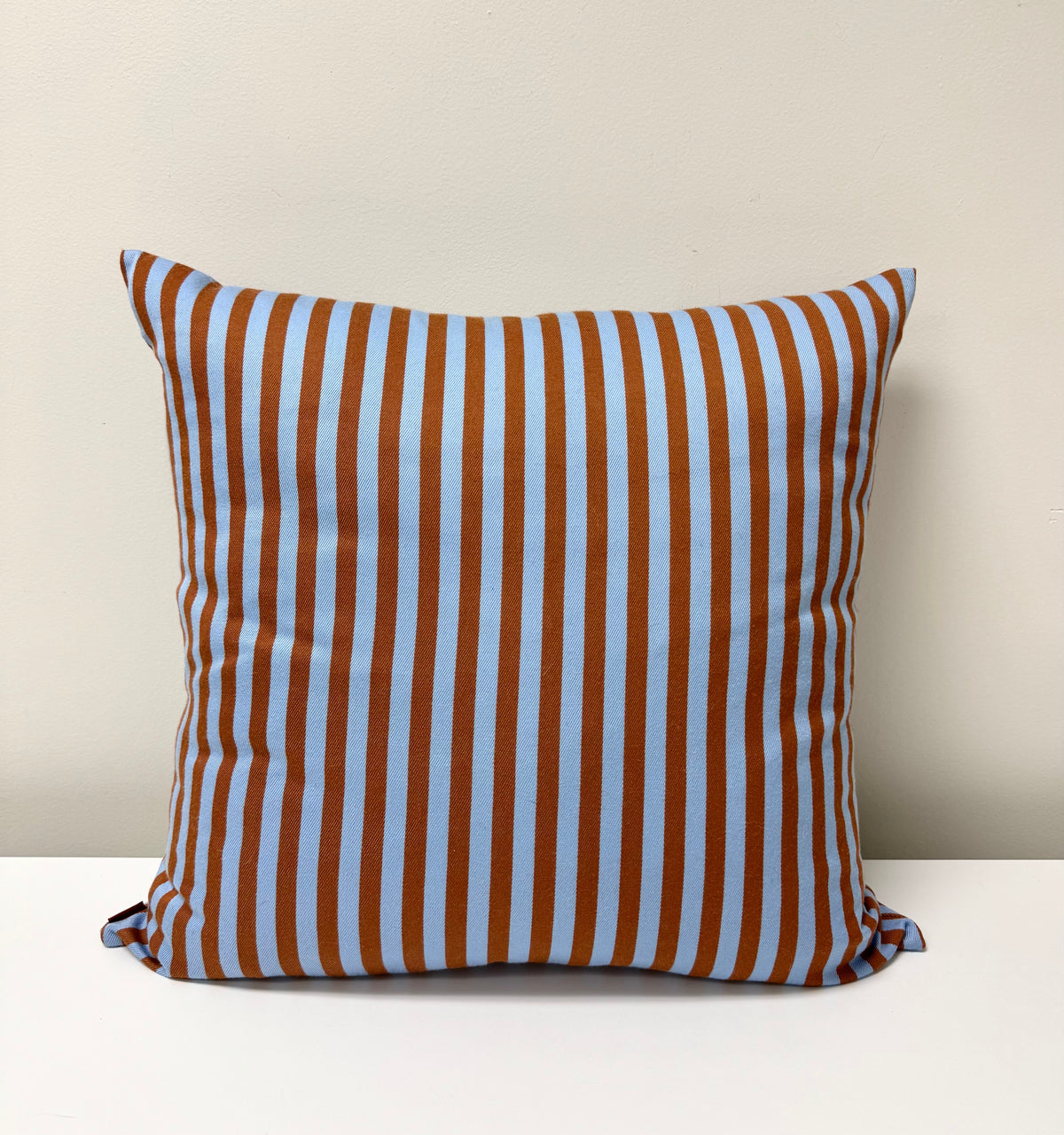 MISSONI HOME Light Blue & Dark Orange 21" Pillow