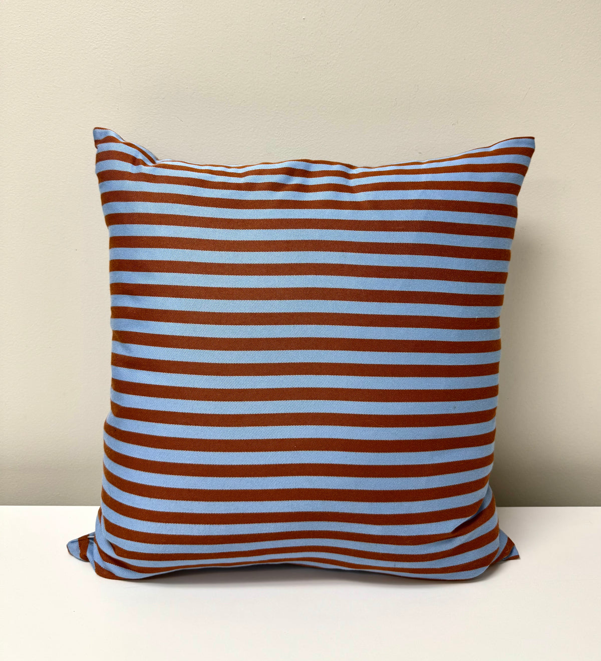 MISSONI HOME Light Blue & Dark Orange 21" Pillow