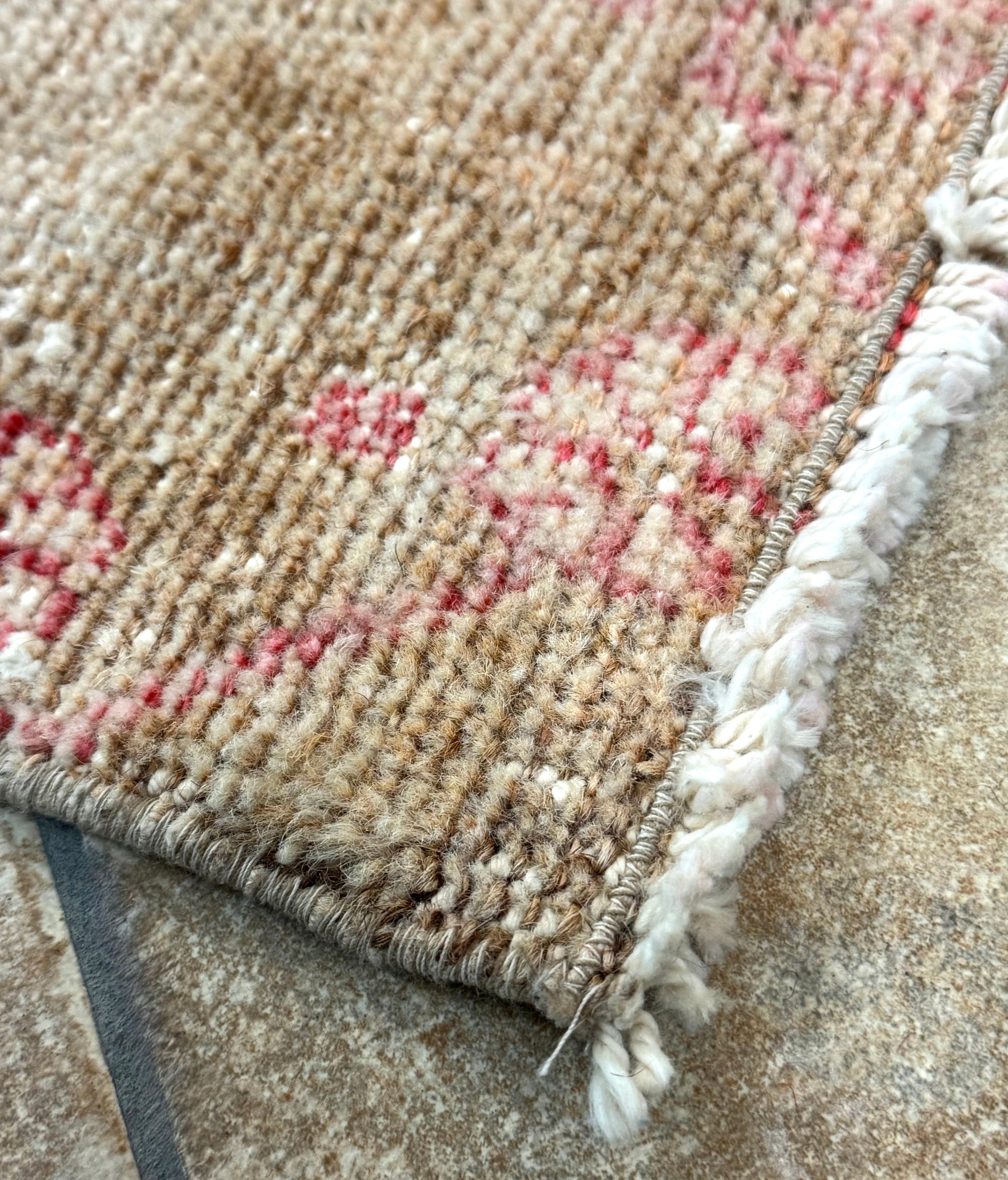 Turkish Oushak Hand-woven Distressed 10'-5" x 3'-6" Runner