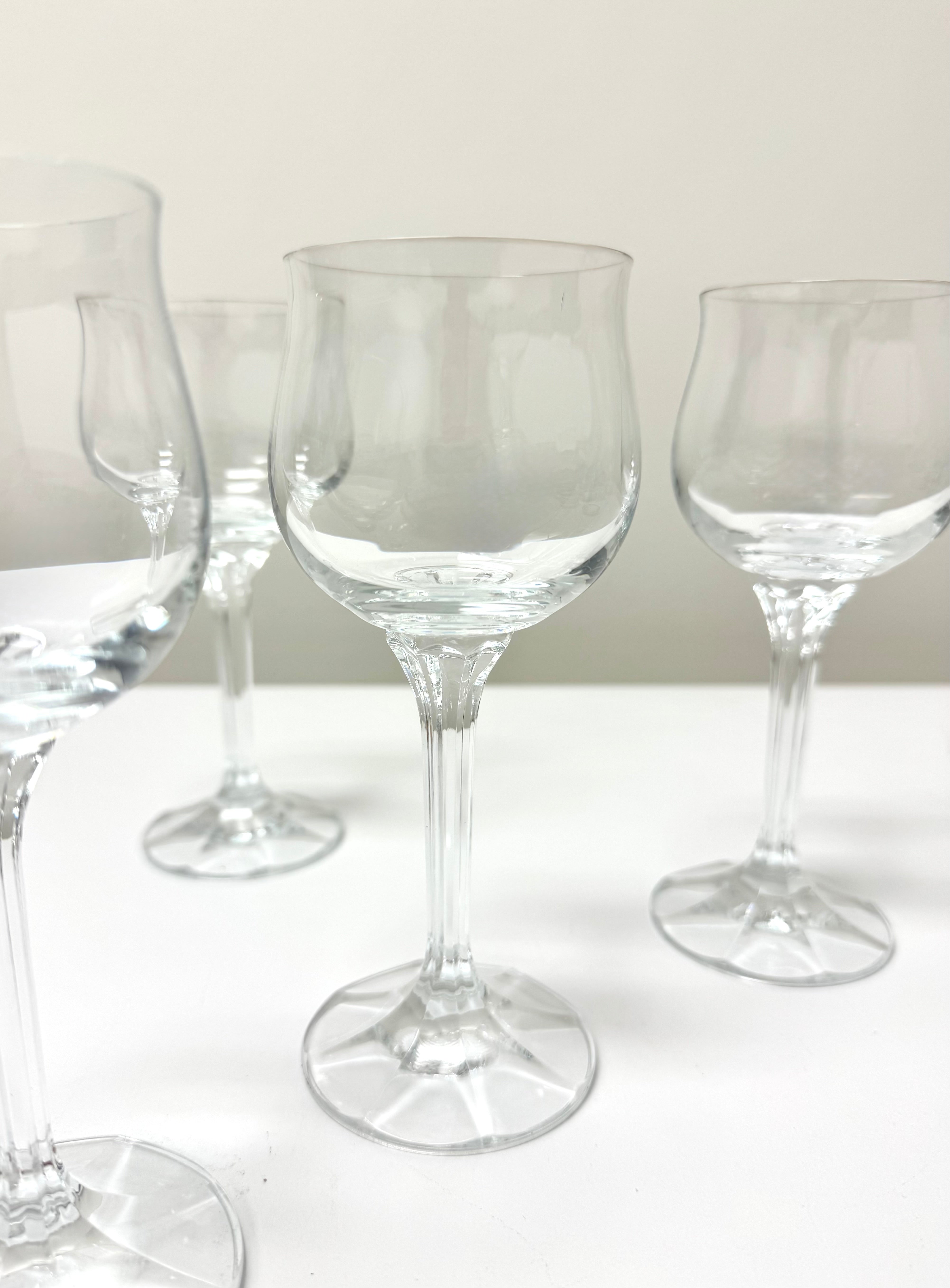 Tulip Crystal Wine Glasses Set of 4