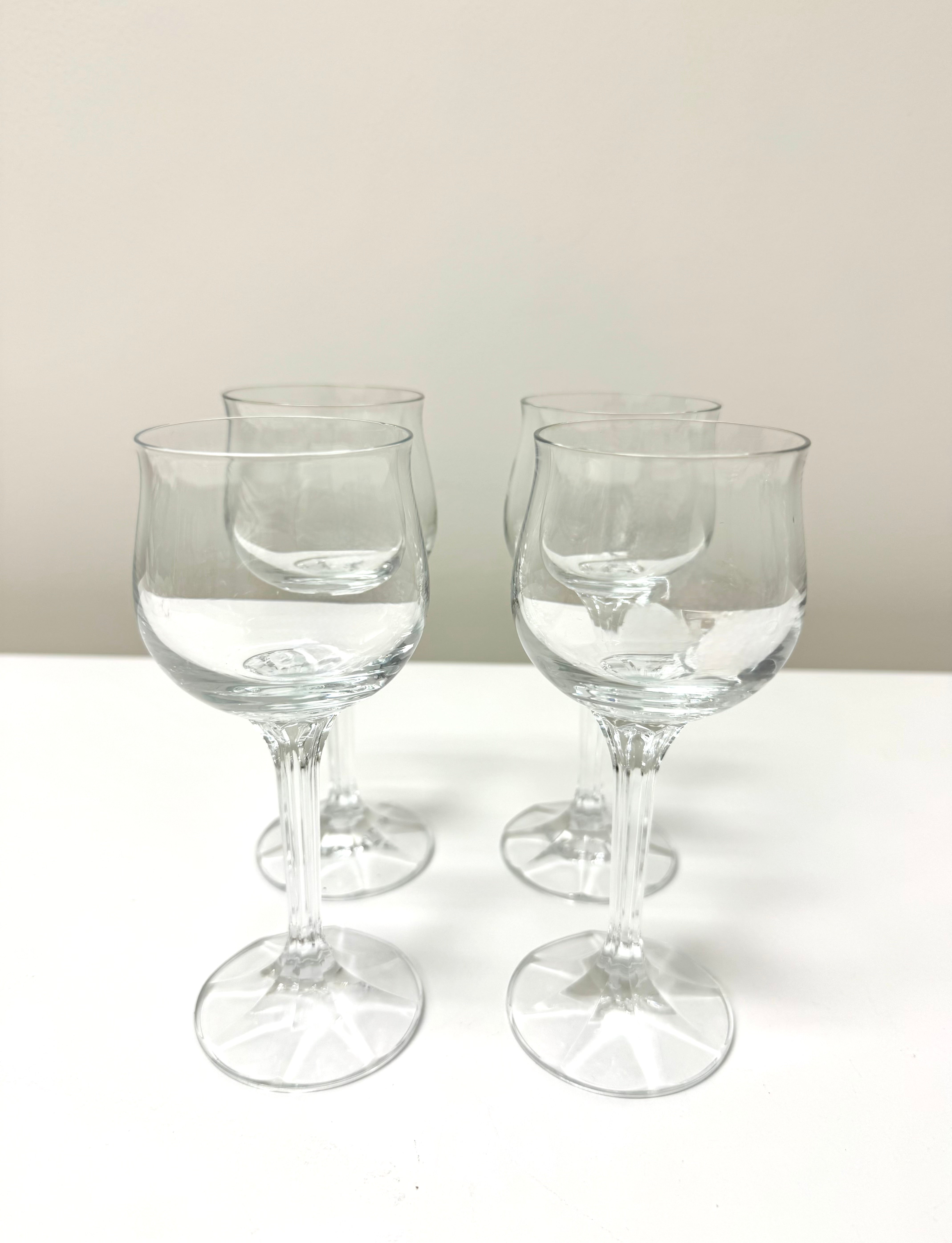 Tulip Crystal Wine Glasses Set of 4