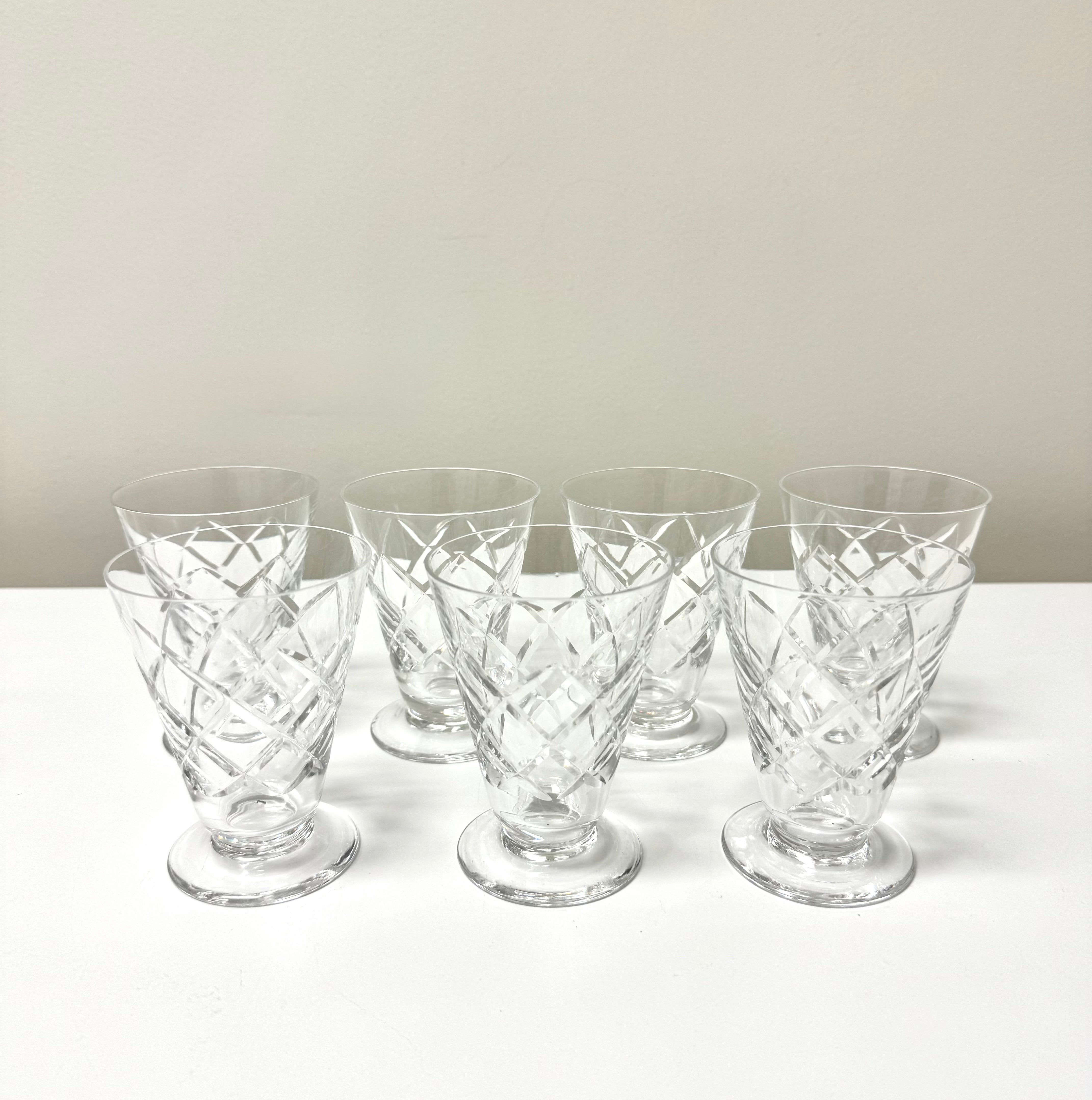 Edinburgh Crystal Juice Glasses Set of 7