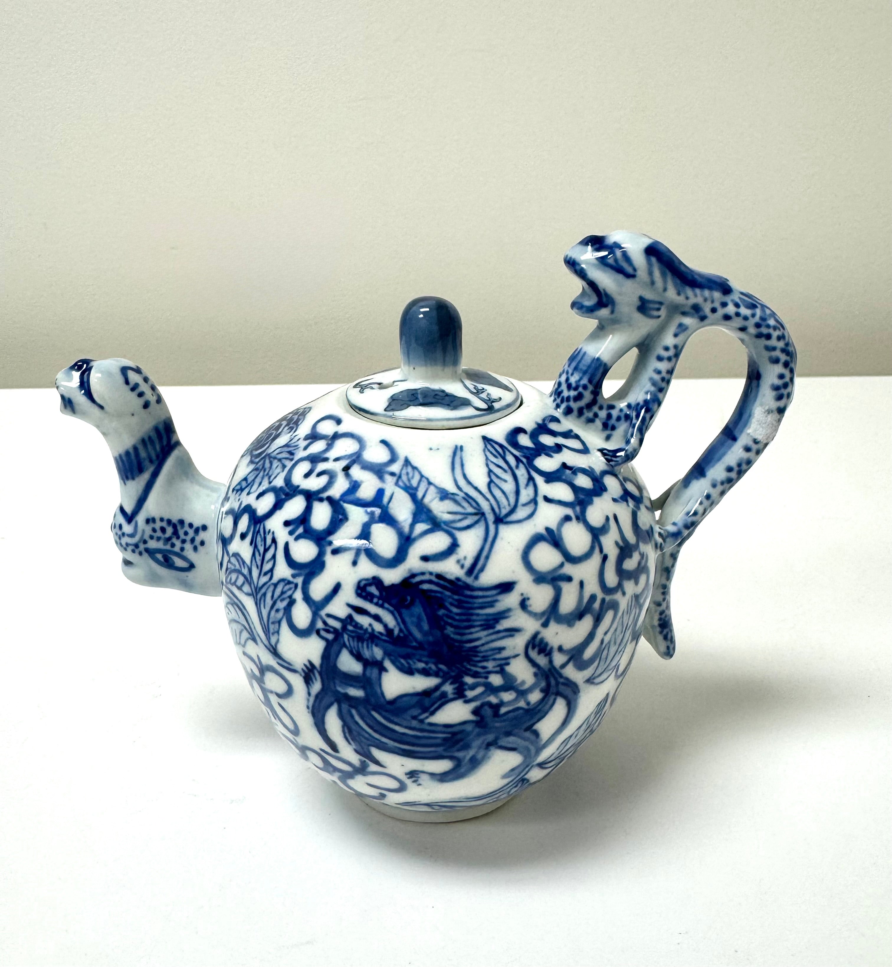 Vintage Chinese Dragon Teapot