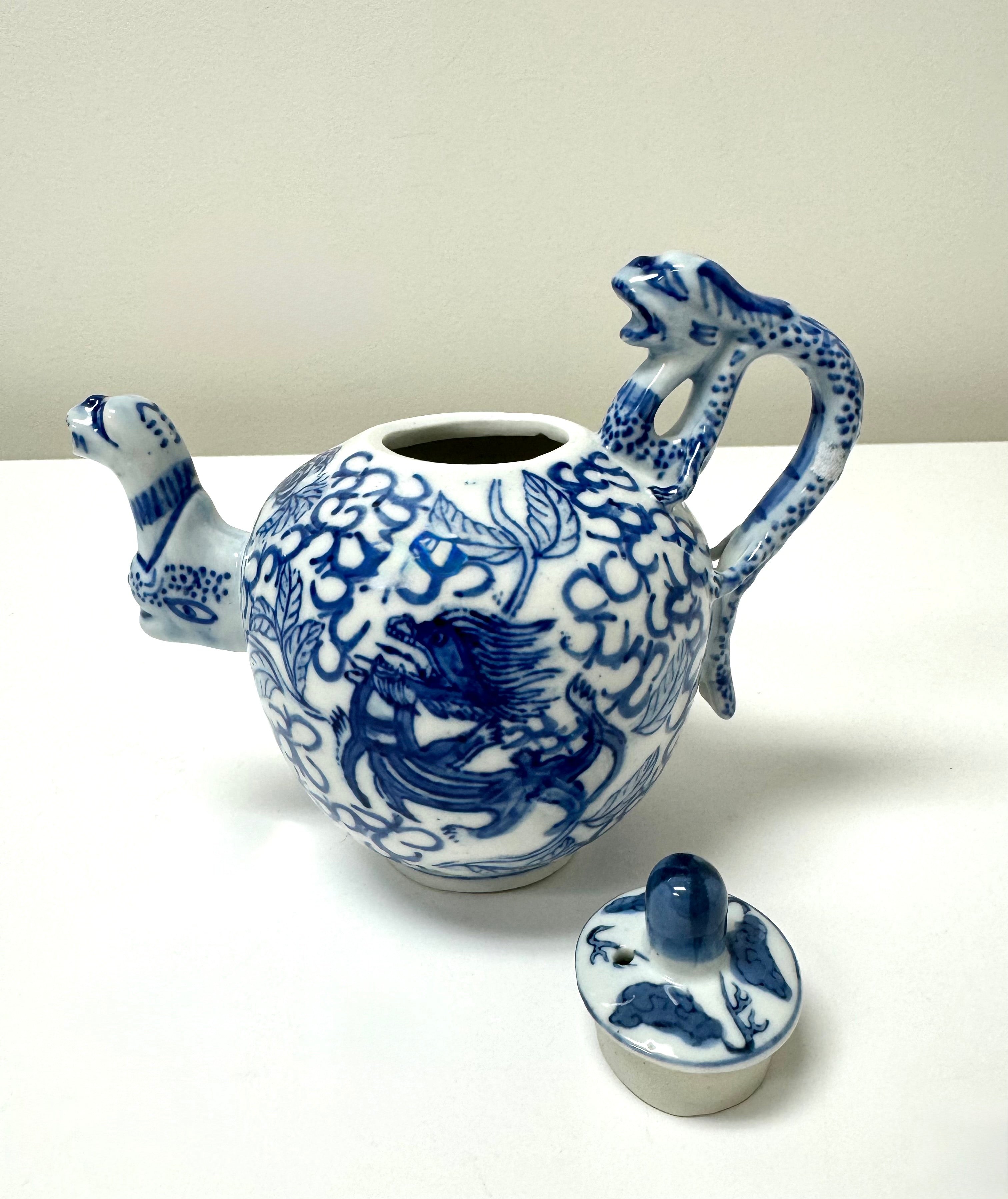 Vintage Chinese Dragon Teapot