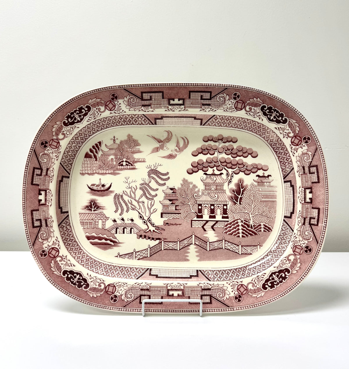 Vintage 'Red Willow' 18-1/2" Platter
