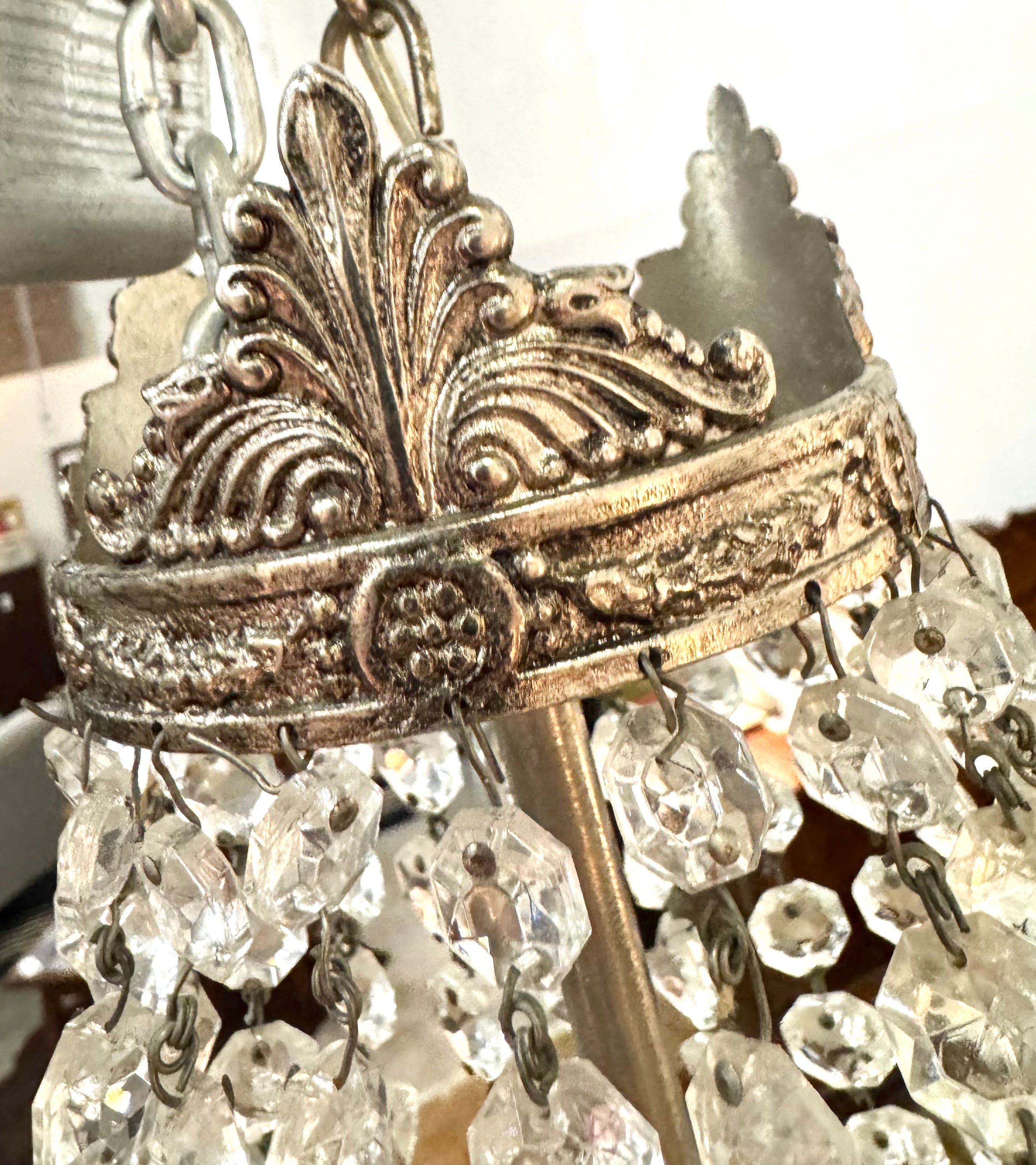 *HOLD* Petite French Empire Crystal Chandelier