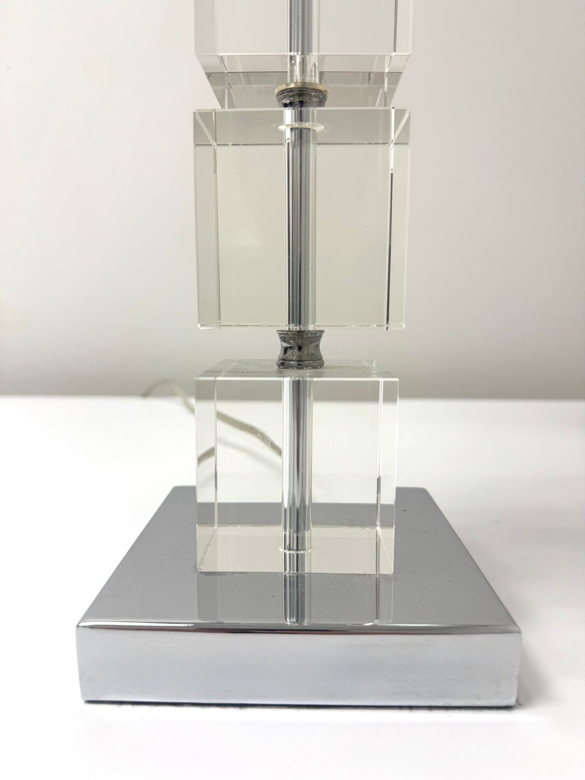 Stacked Glass Cube Lamp