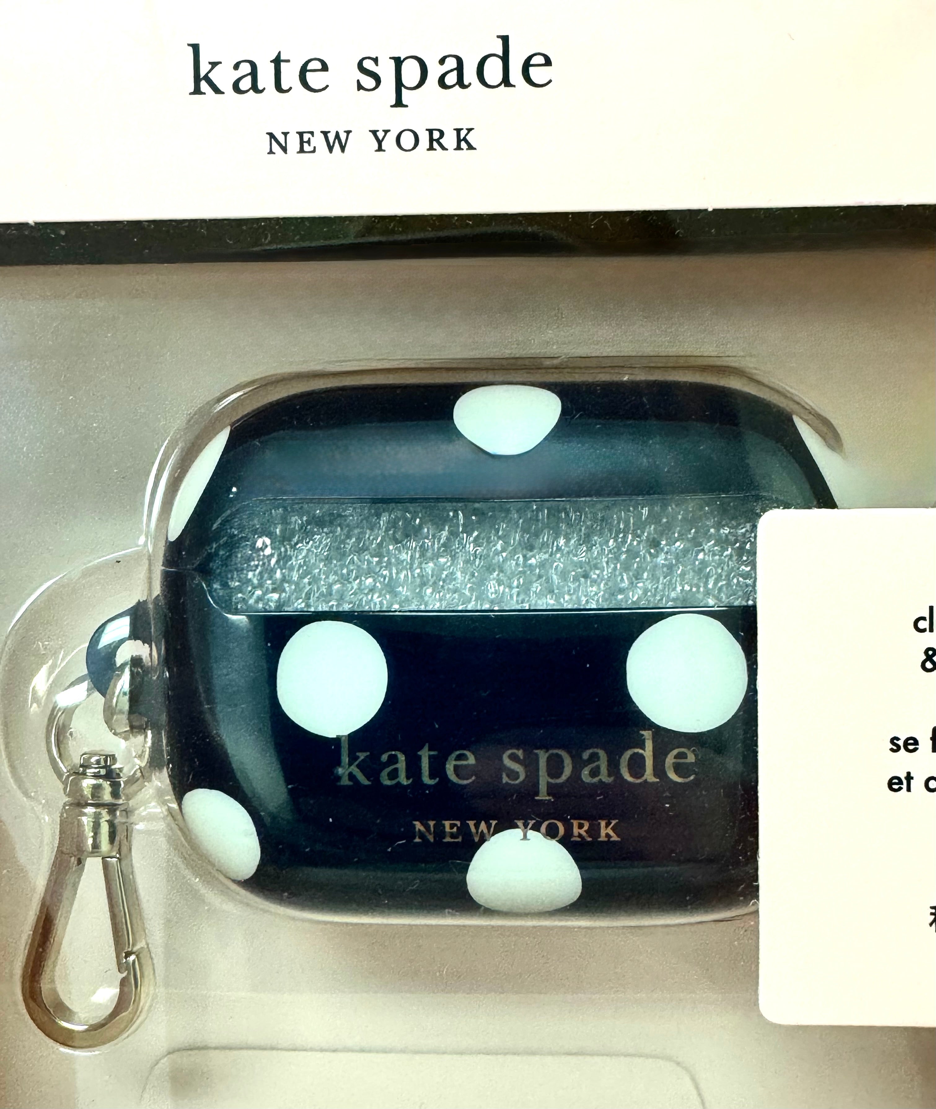 NEW! KATE SPADE Polka Dot Air Pods Pro Case