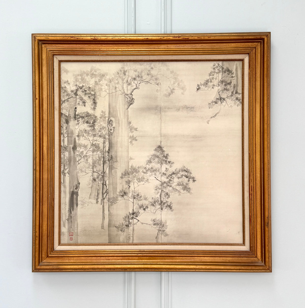 'Cypresses' Print