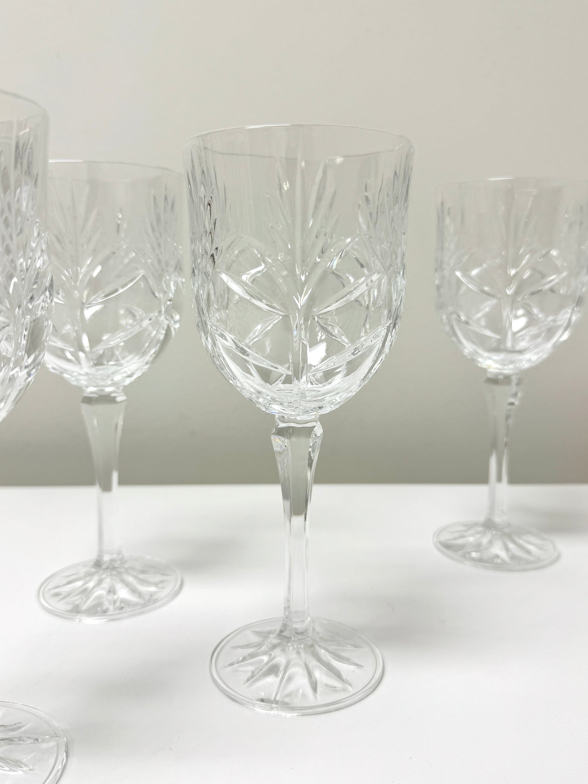 FIFTH AVENUE 'Portico' Crystal Water Goblets Set of 4