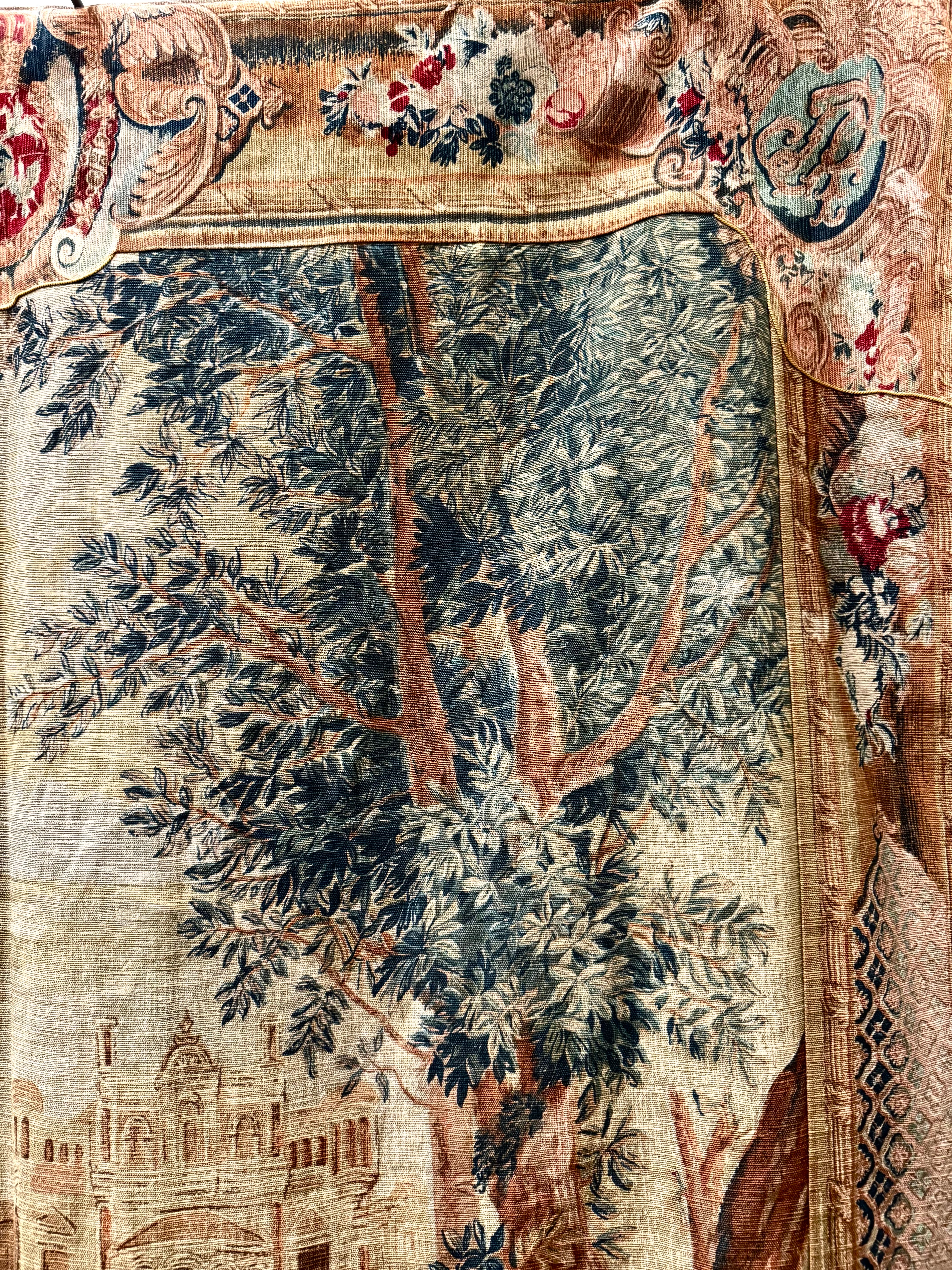 Vintage French 'Le Concert Avril' Wool Tapestry