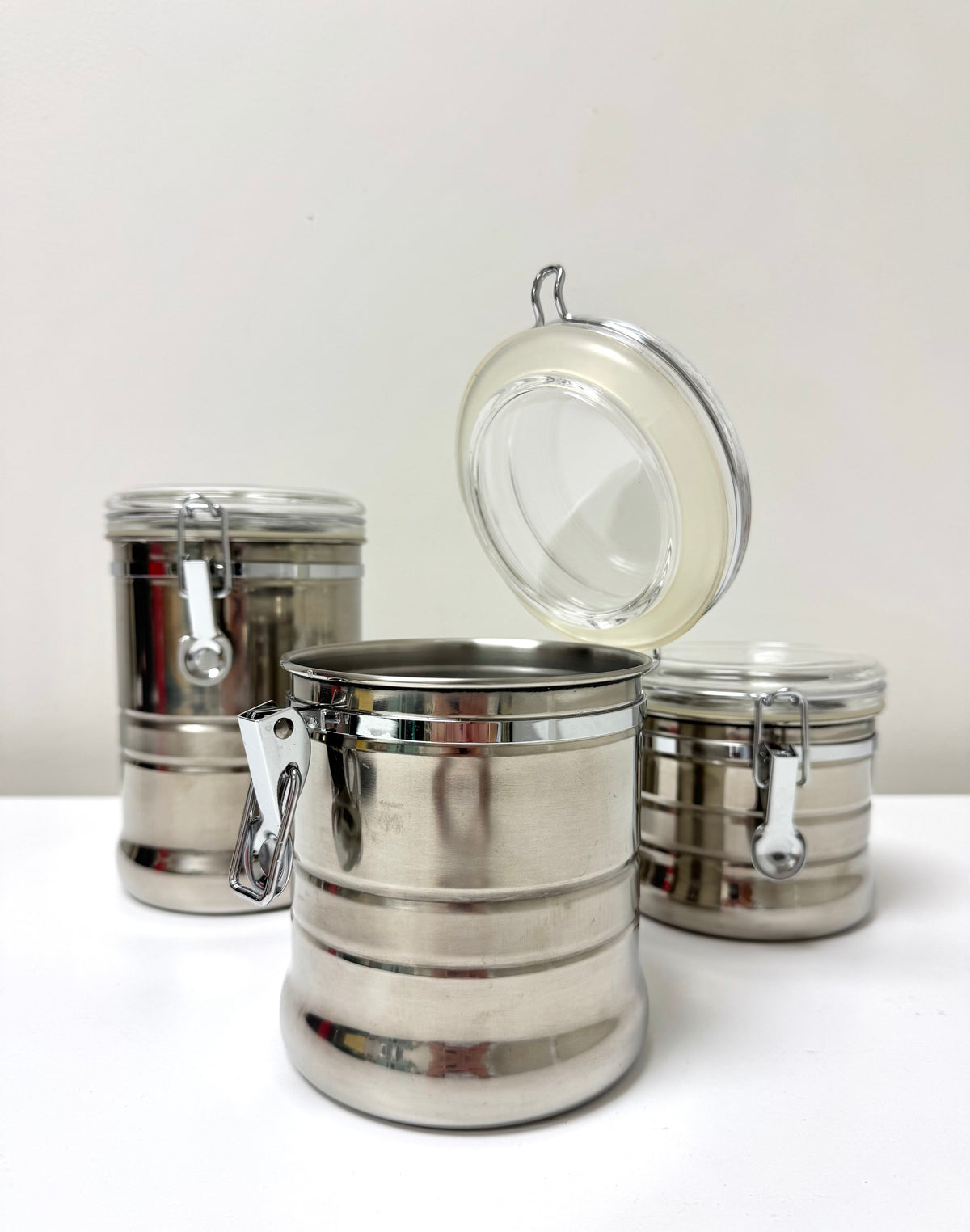 Stainless Steel Canister Set of 3