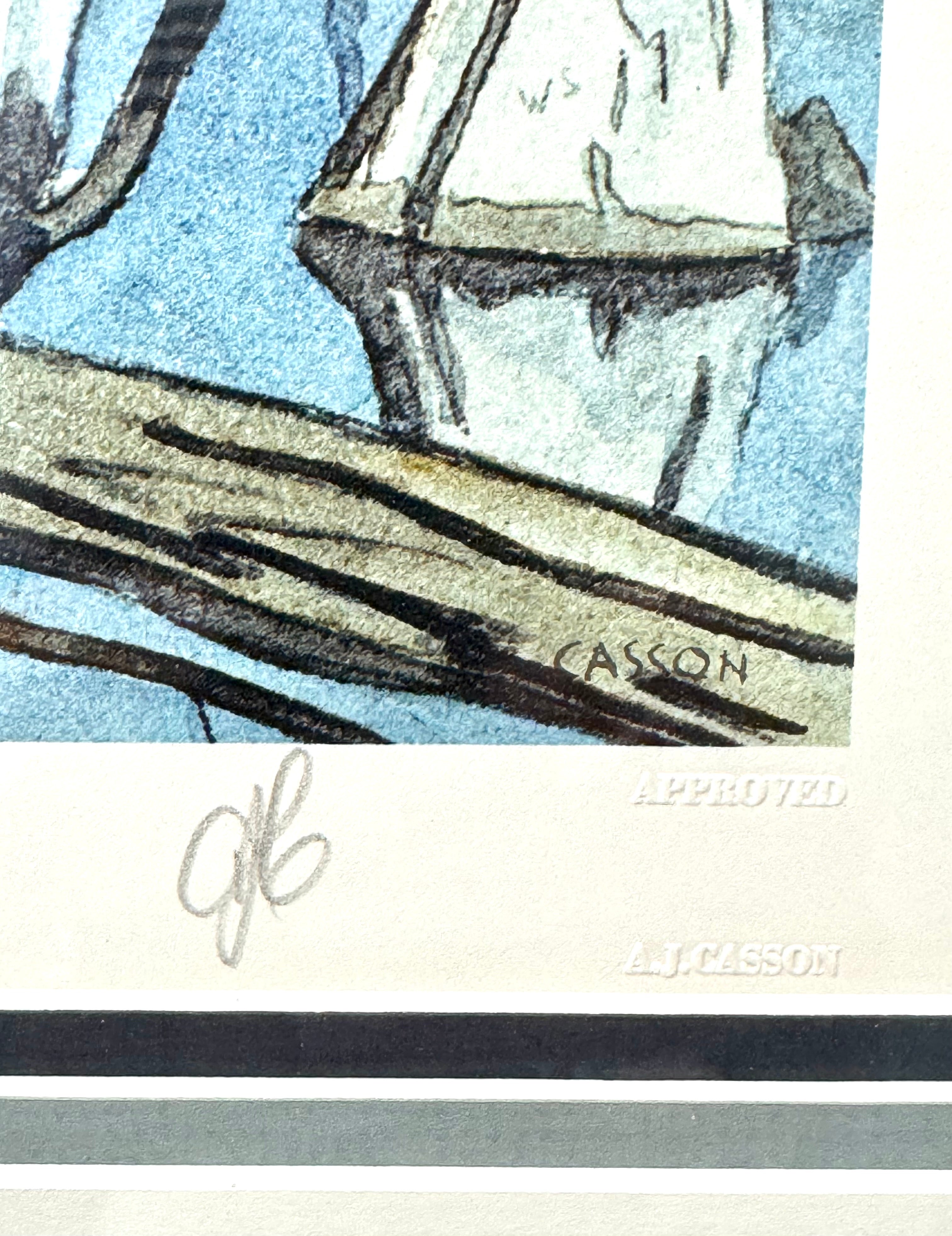 A.J. CASSON 'Baptiste Lake' Limited Edition Signed Print