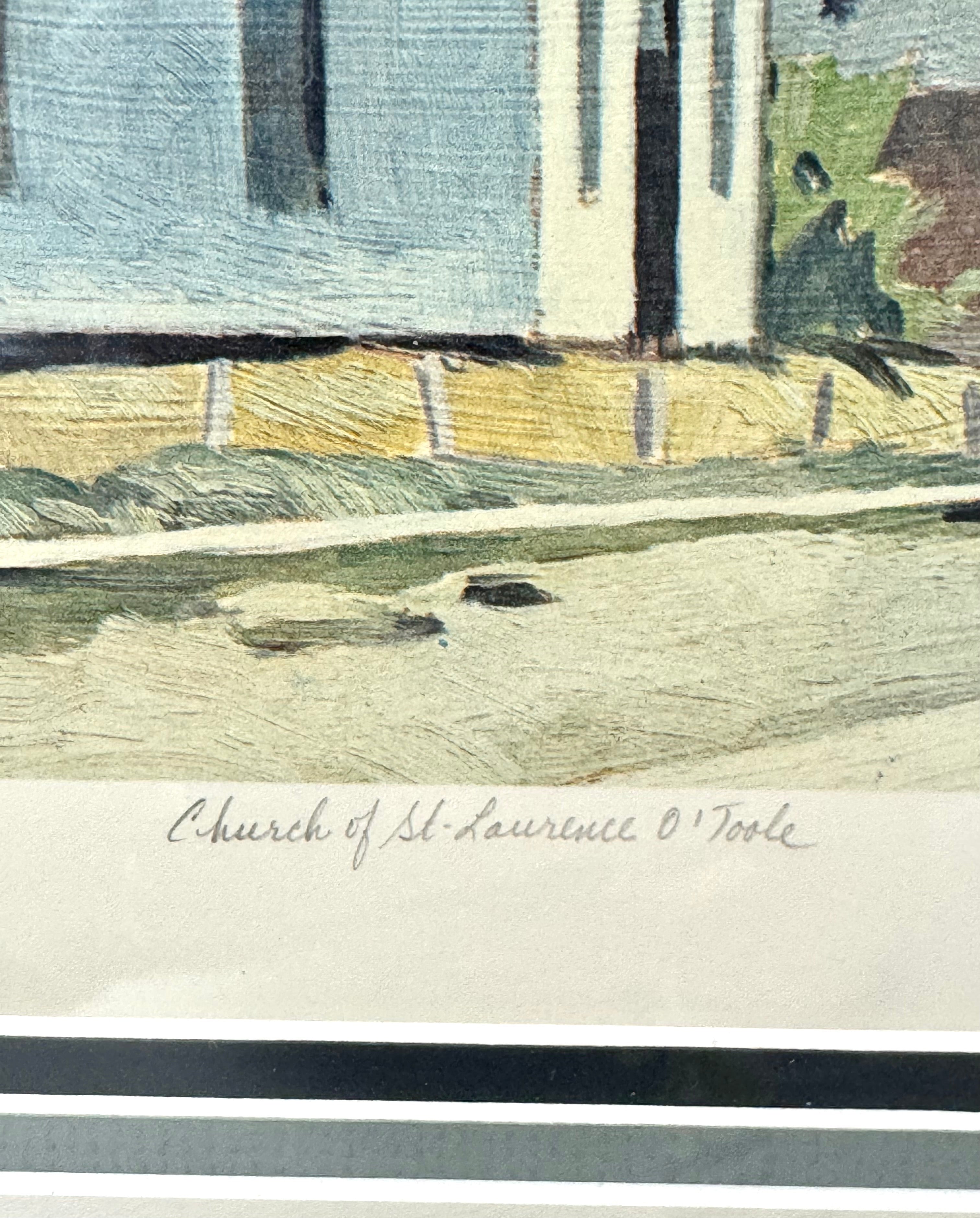 A. J. CASSON 'Church of St. Laurence O'Toole' Limited Edition Signed Print