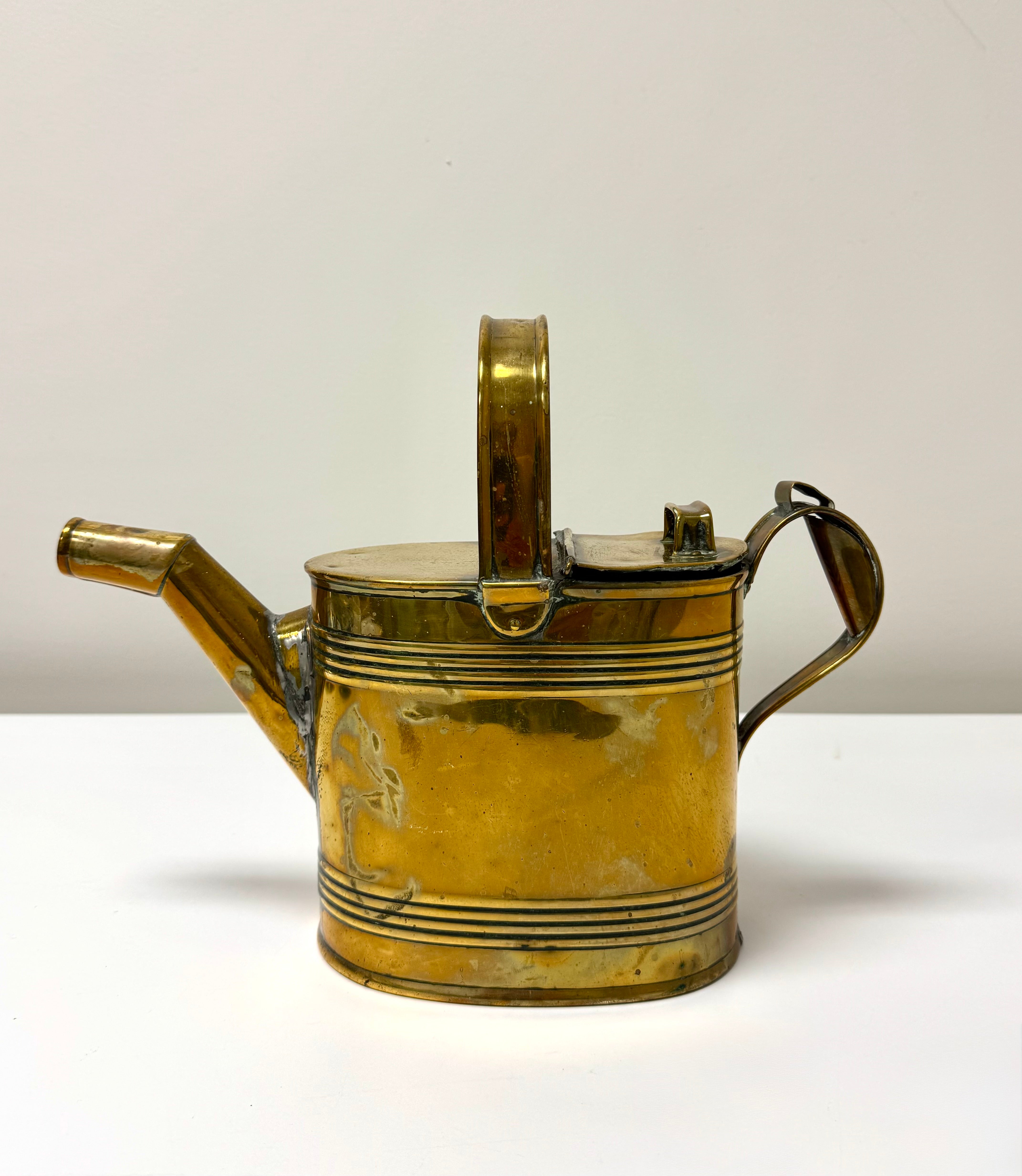 Antique H.F. & Co. Brass Watering Can