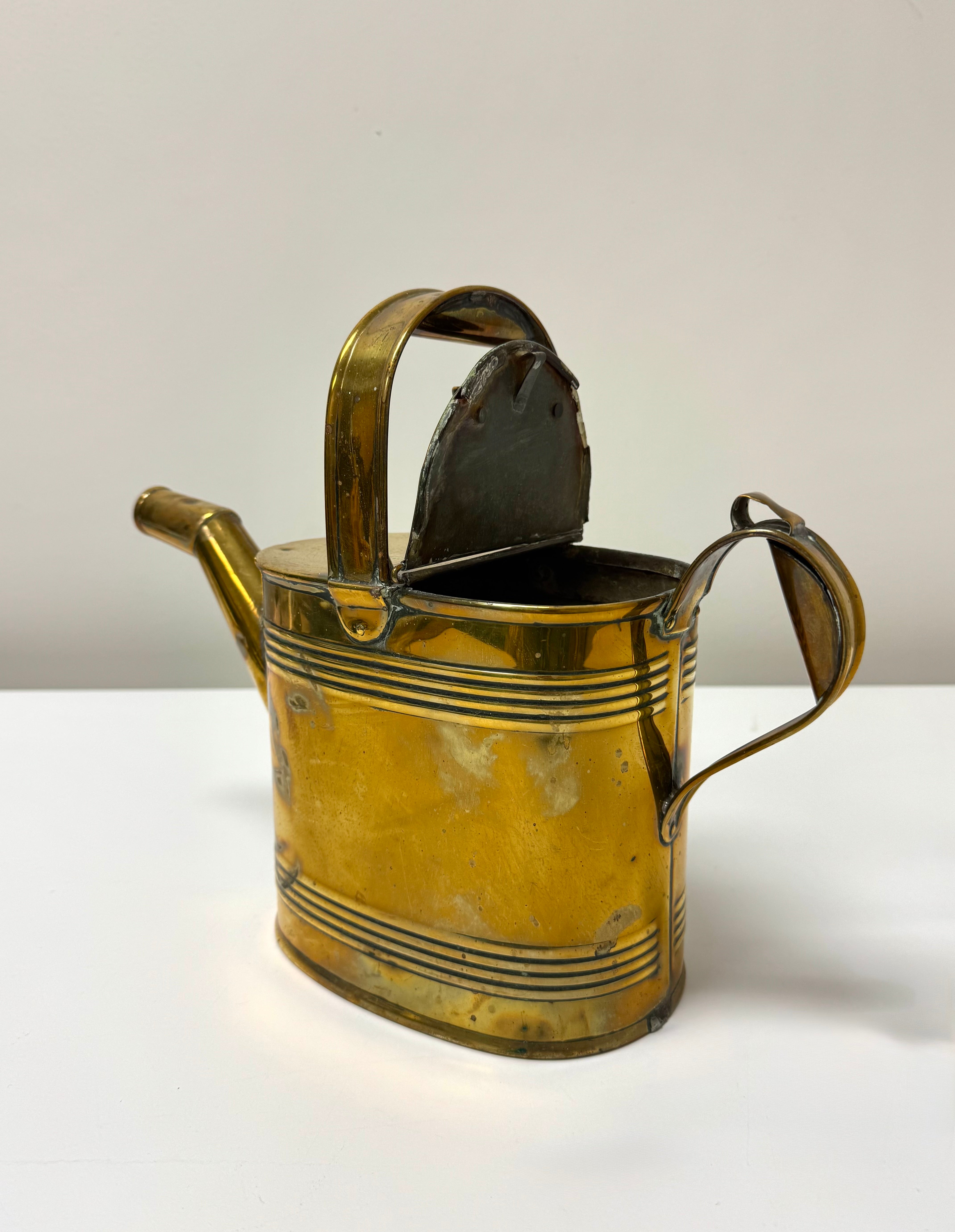 Antique H.F. & Co. Brass Watering Can