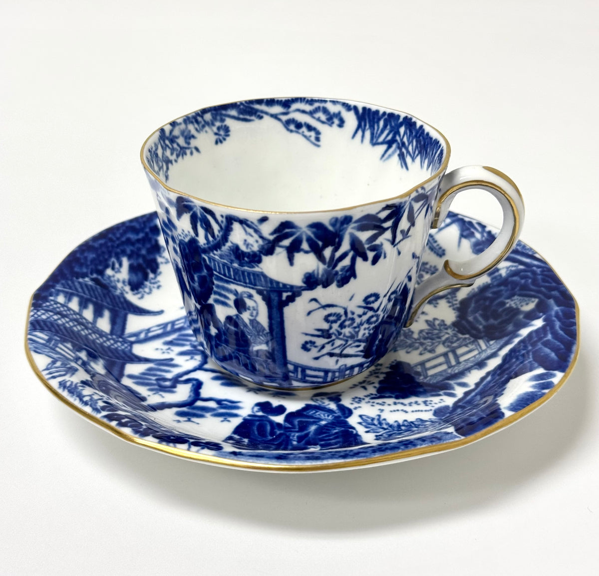ROYAL CROWN DERBY 'Mikado' Cup & Saucer