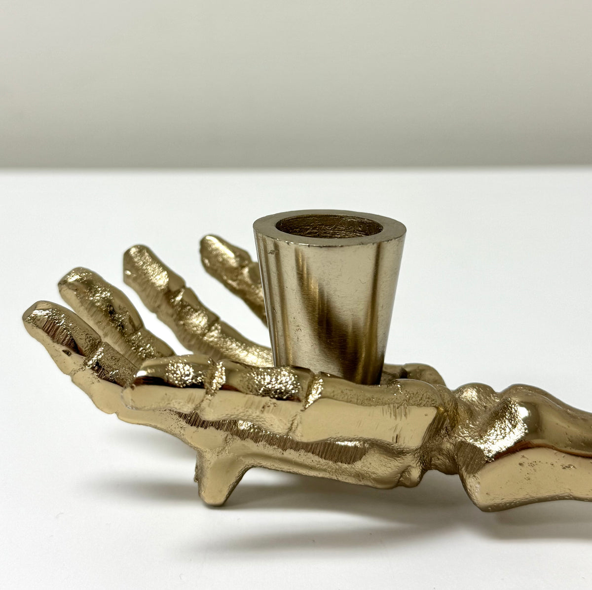 Skeleton Hand Candle Holder