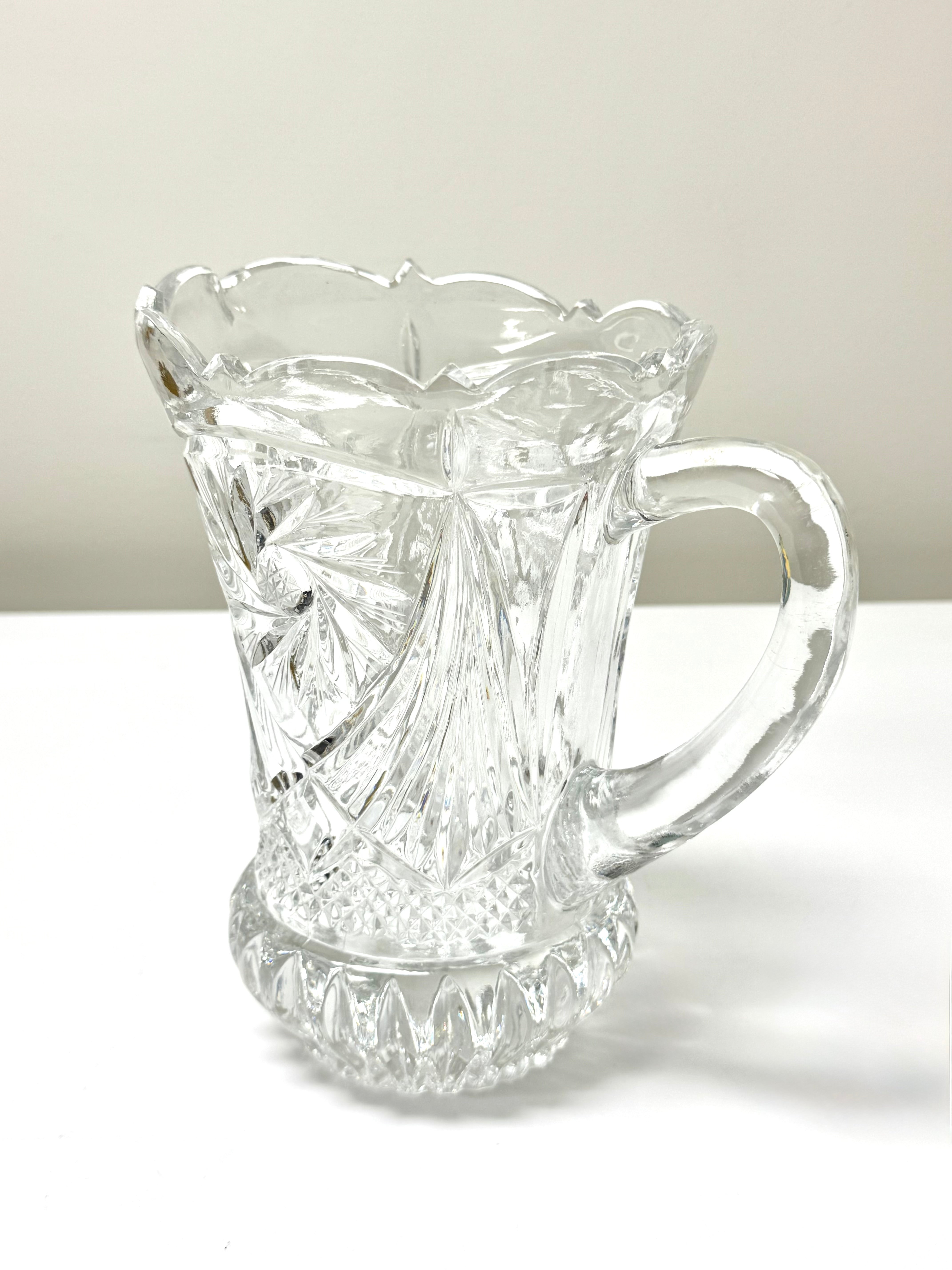 Pinwheel Crystal Pitcher