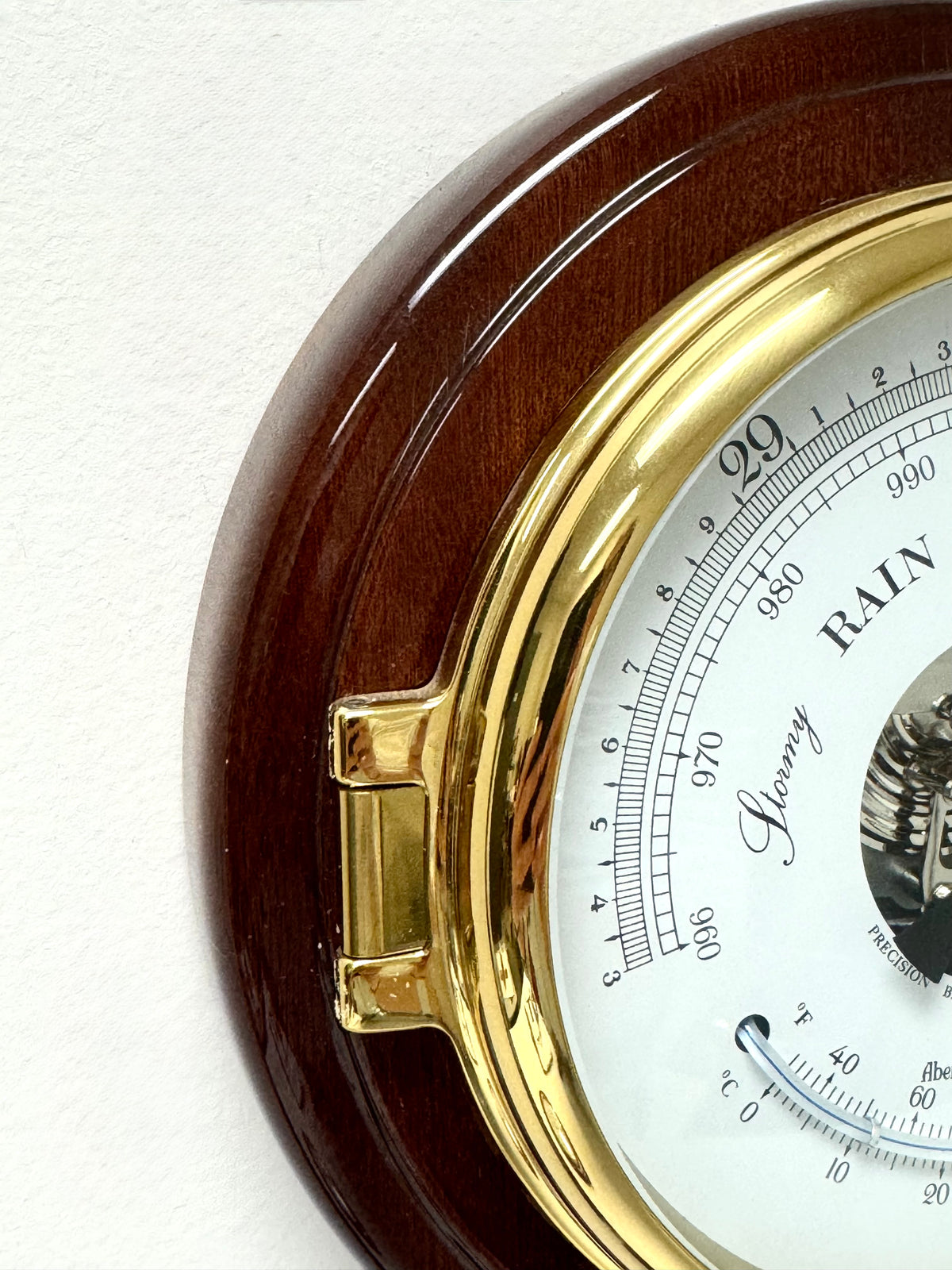 ABERCROMBIE & FITCH Nautical Barometer & Thermometer