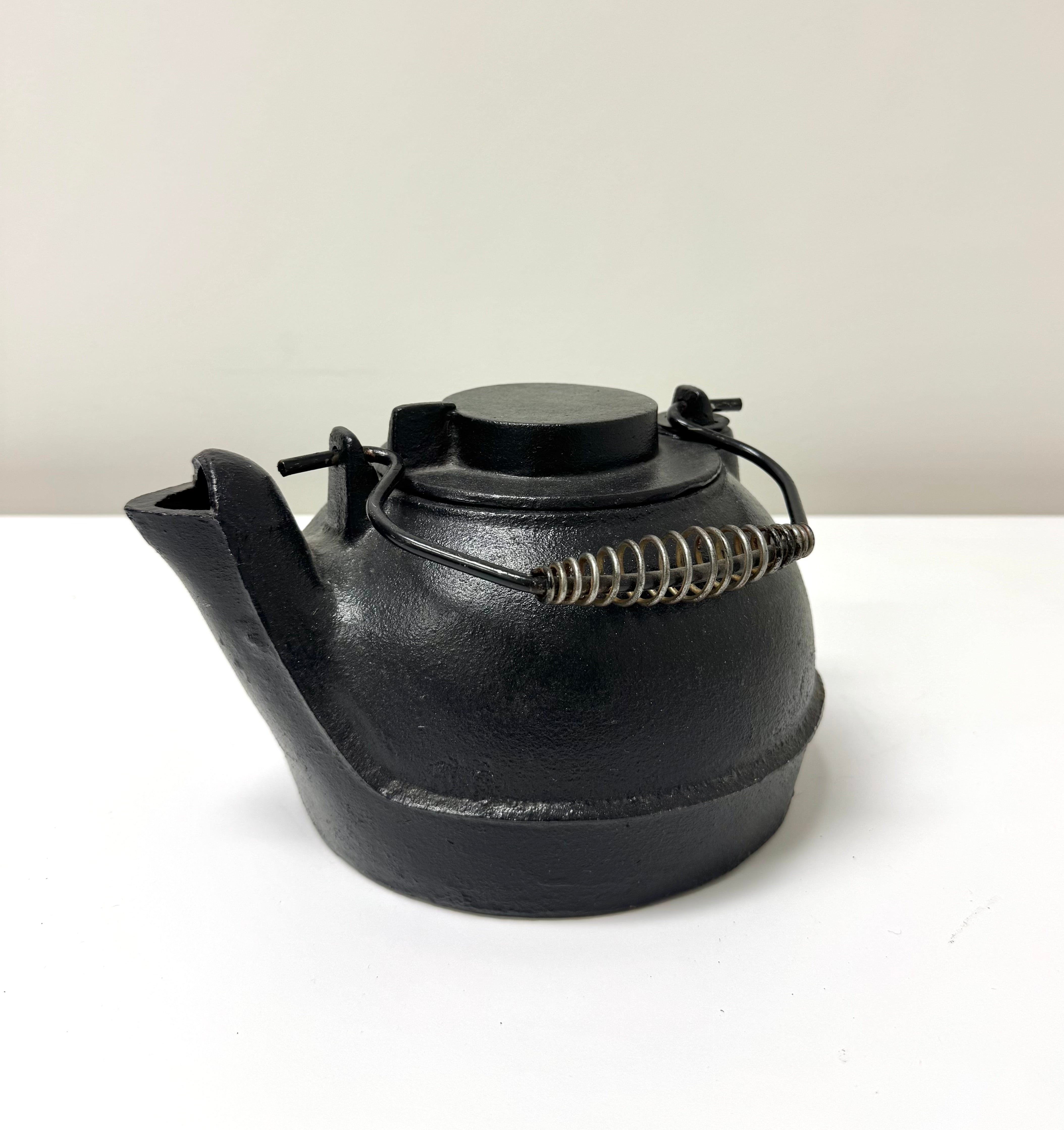 Vintage Cast Iron Kettle