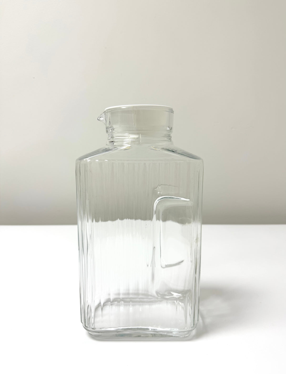 LUMINARC Ribbed Glass 2L Refrigerator Pitcher