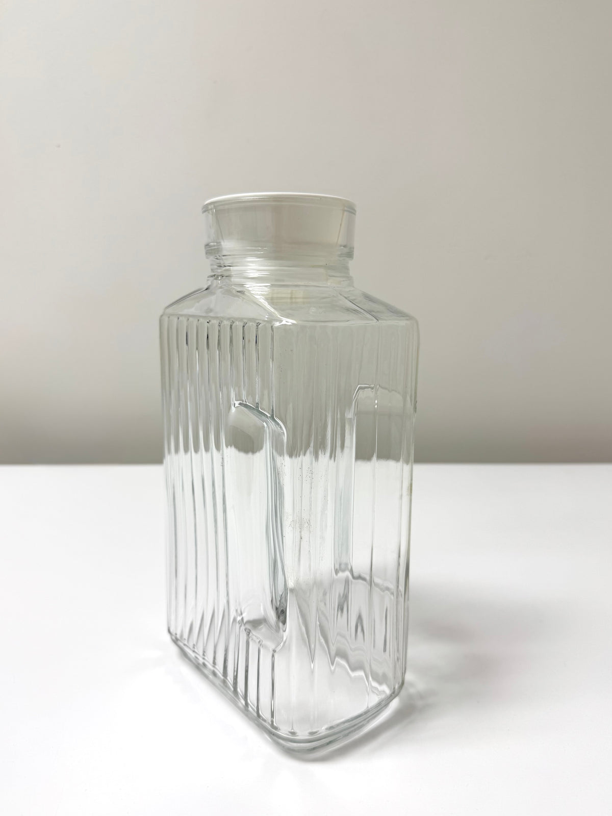 LUMINARC Ribbed Glass 2L Refrigerator Pitcher