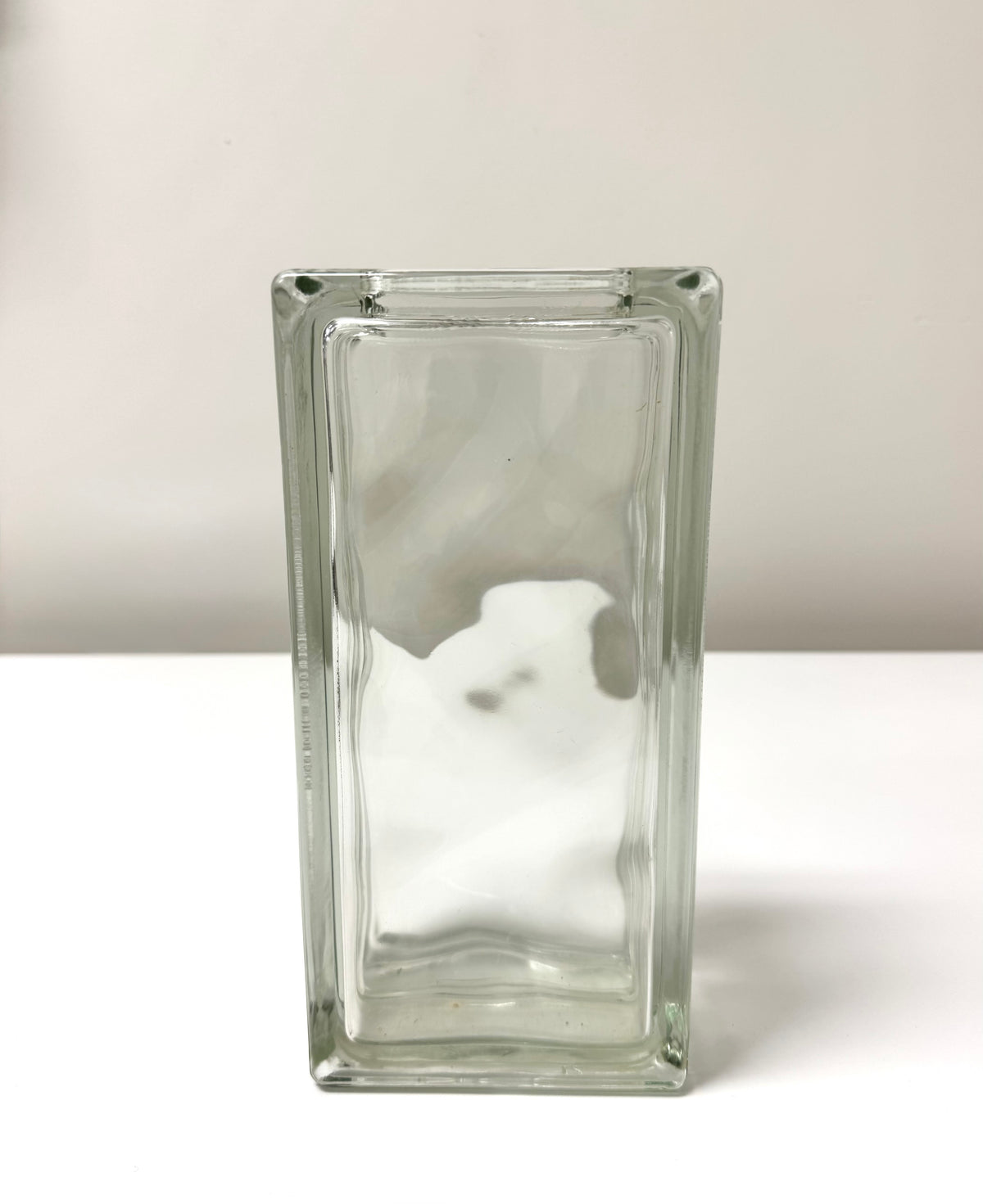 Glass Block Vase