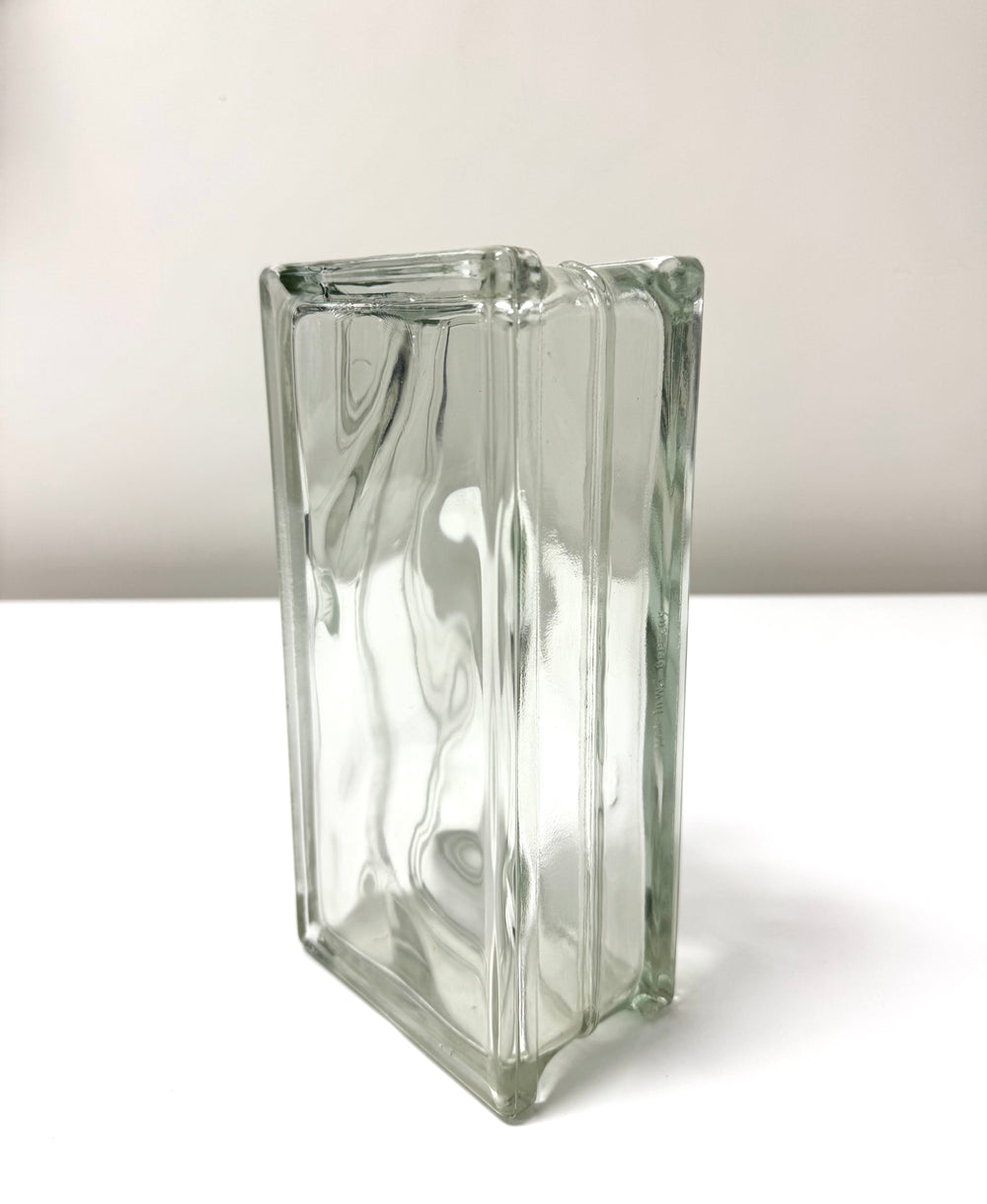 Glass Block Vase