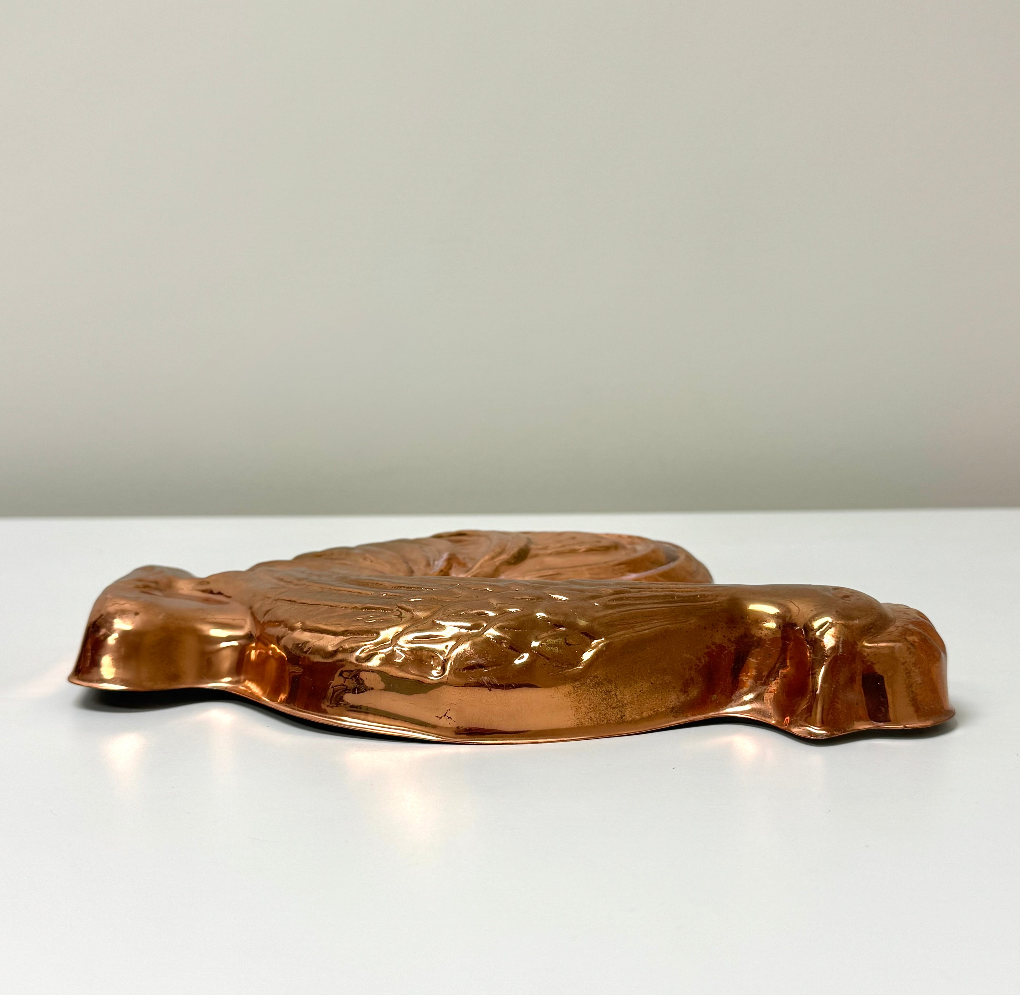 Copper Rooster Jelly Mould