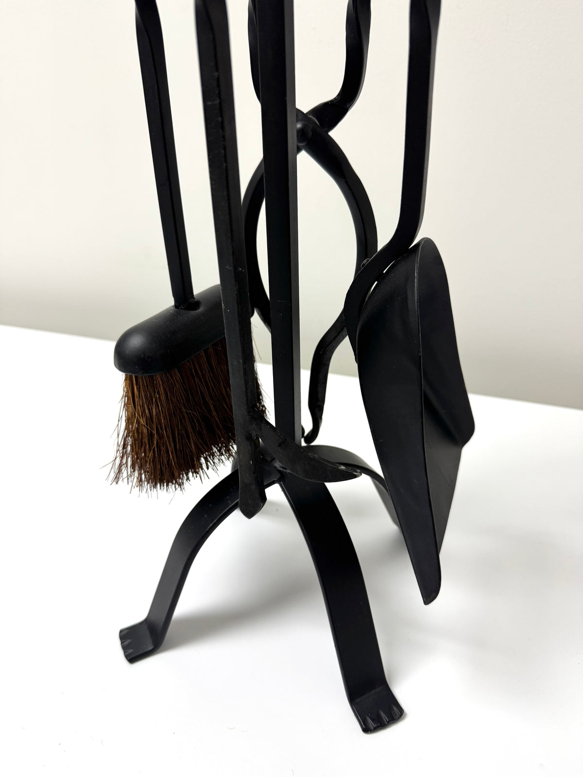 *HOLD* Wrought Iron Fireplace Tool Set