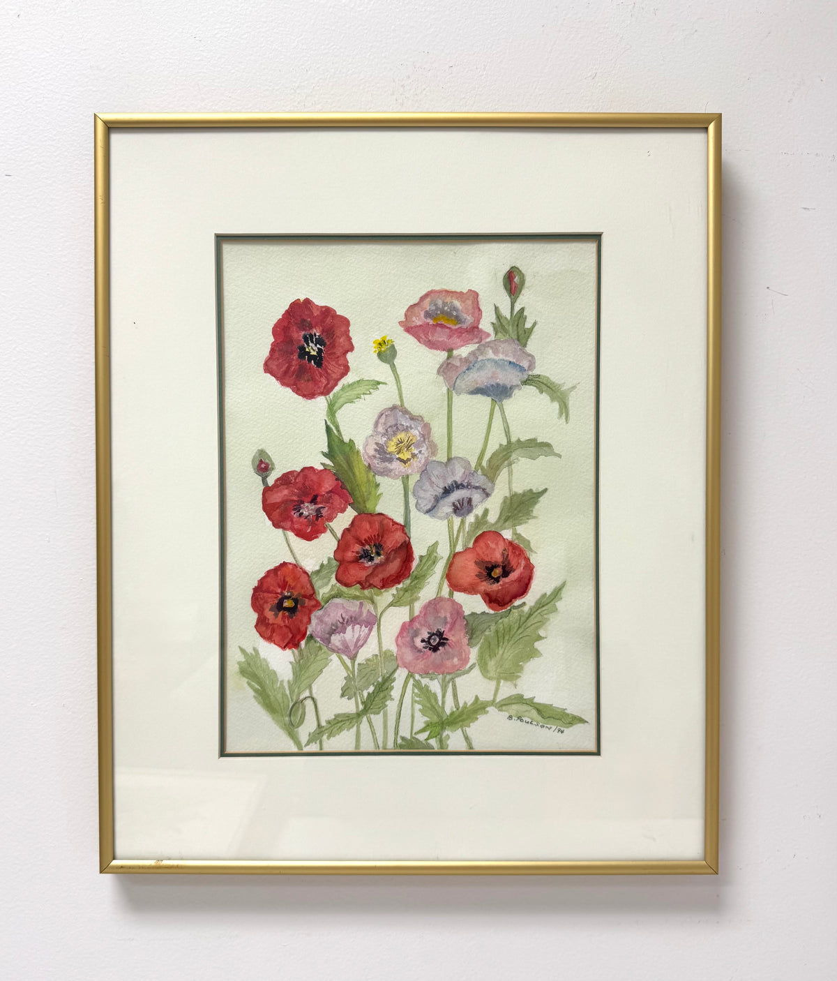 'Poppies' Original Watercolour