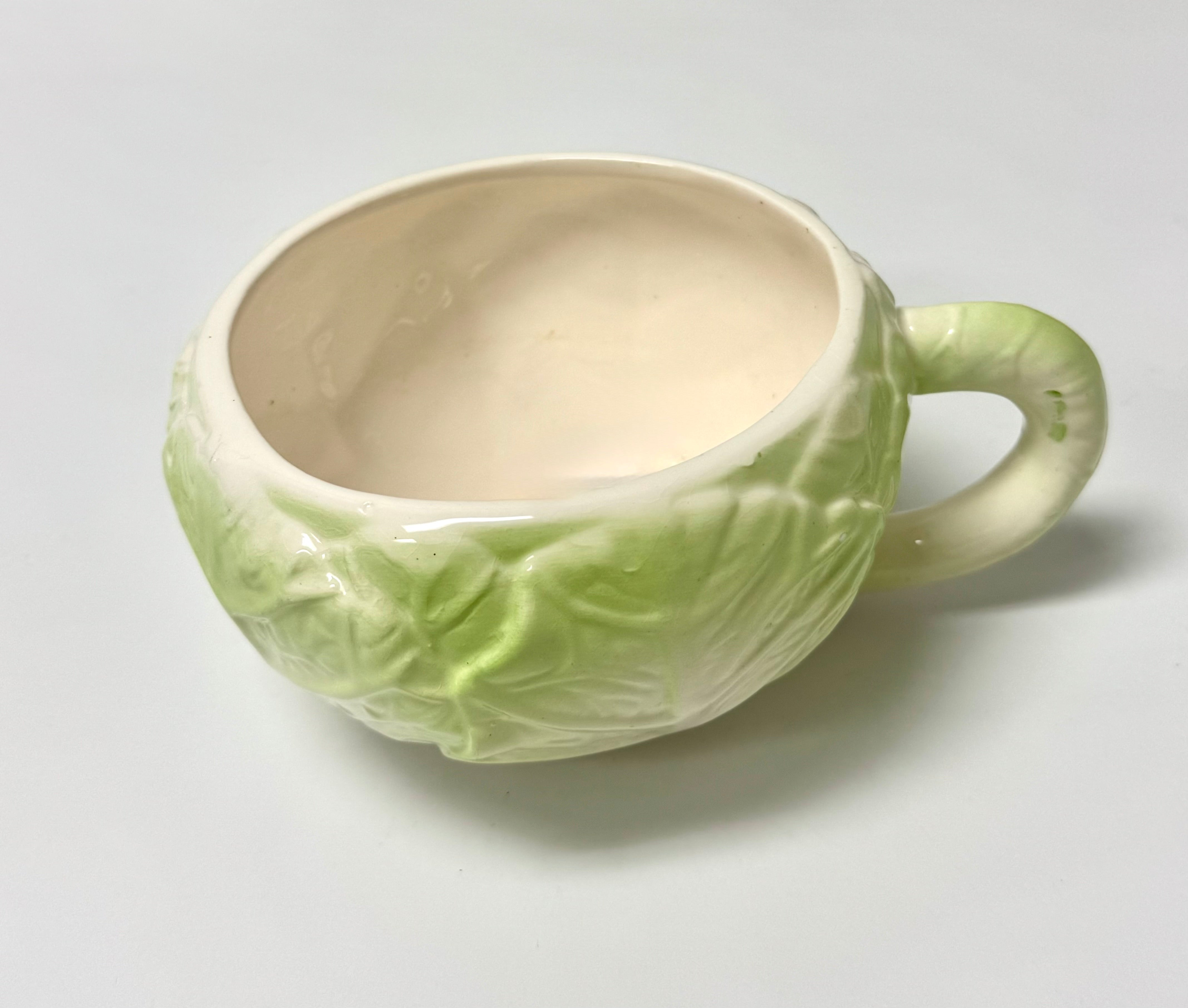 Vintage Cabbage Leaf Mug