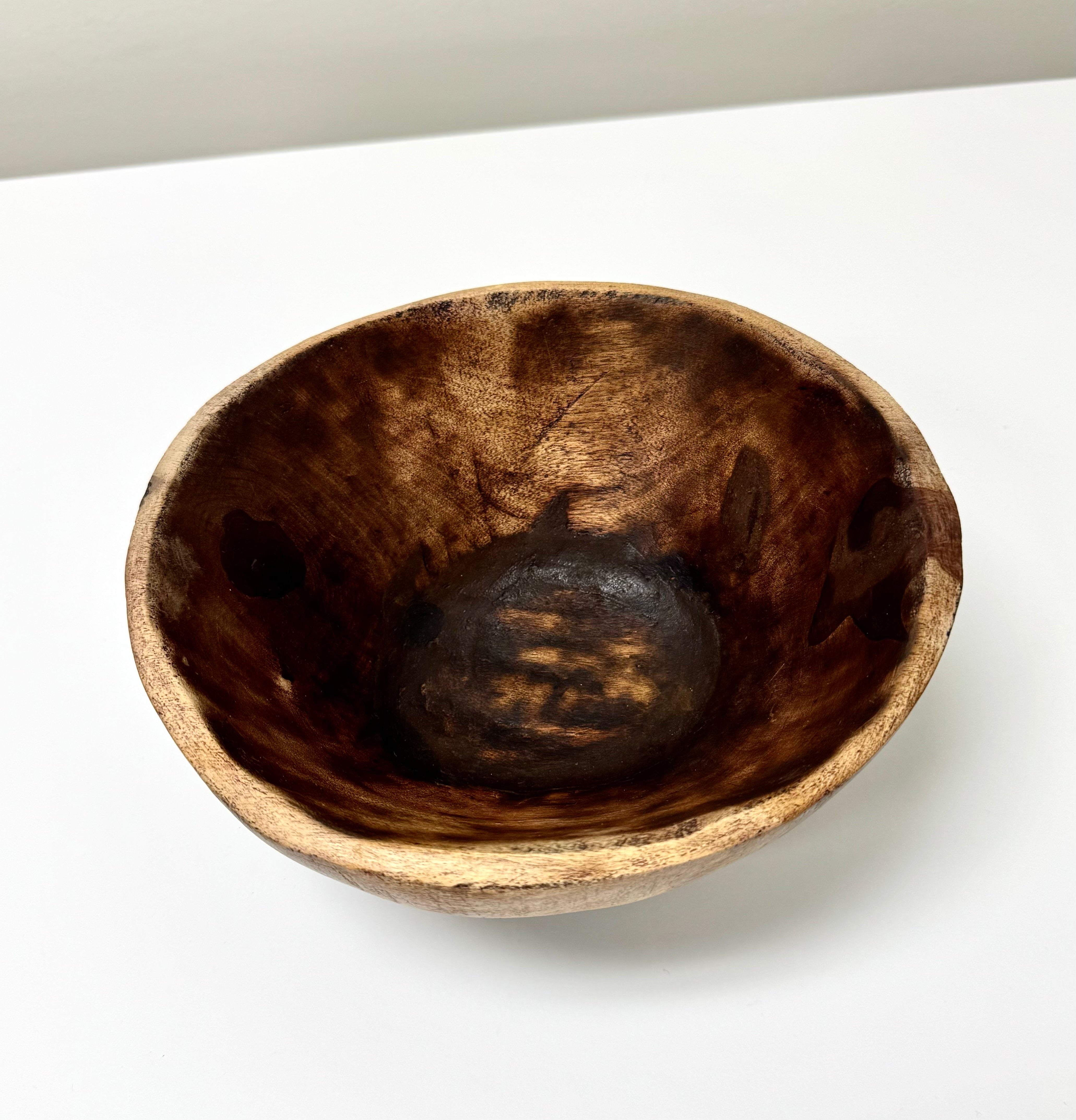 Rustic Wooden Bowl