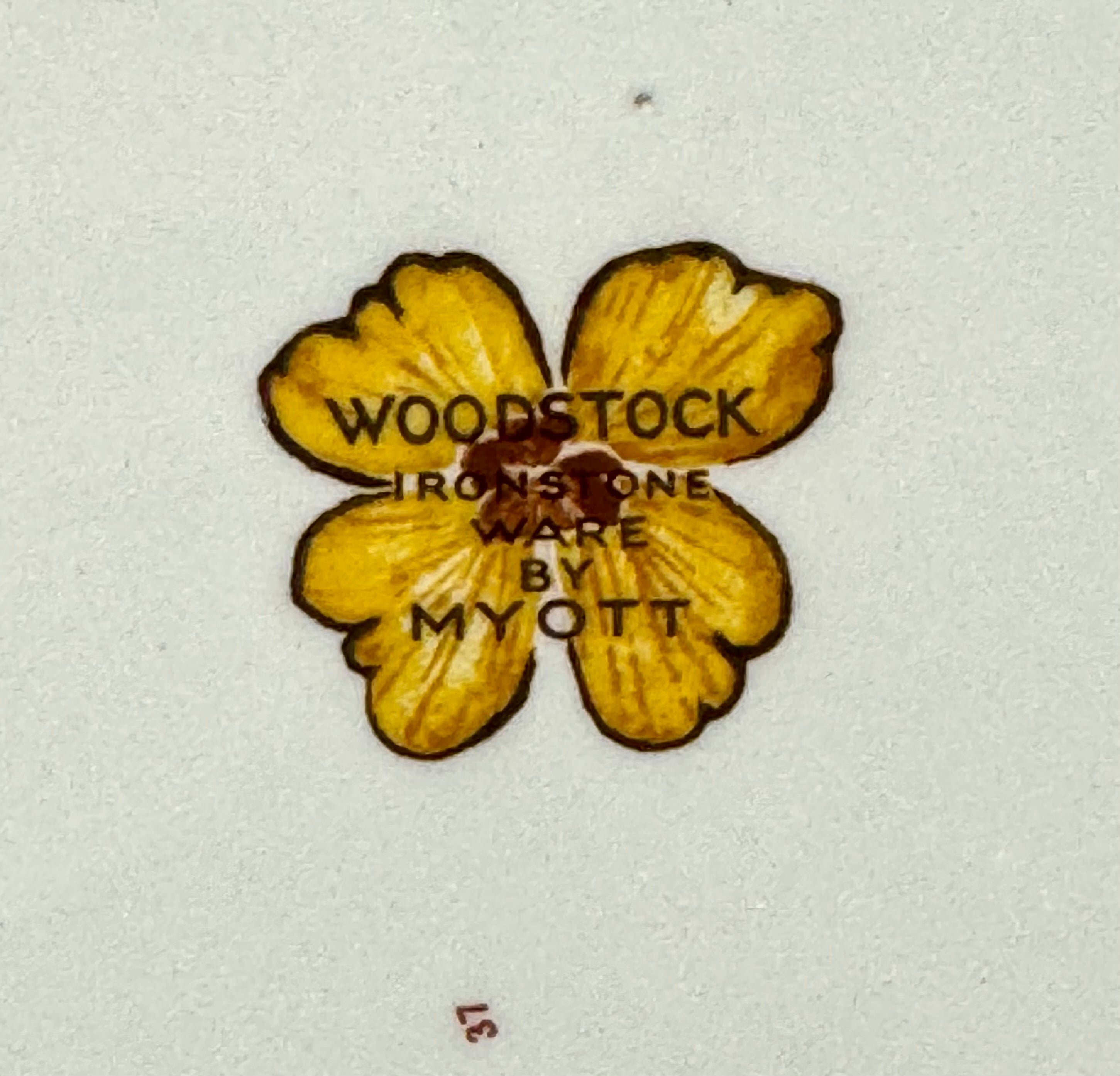 Vintage MYOTT 'Woodstock' Dinnerware Set for 4