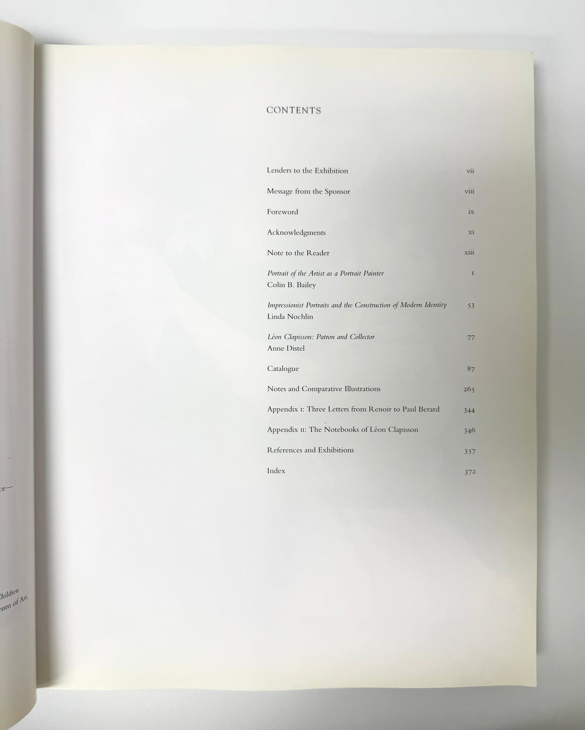 'Renoir's Portraits' Softcover