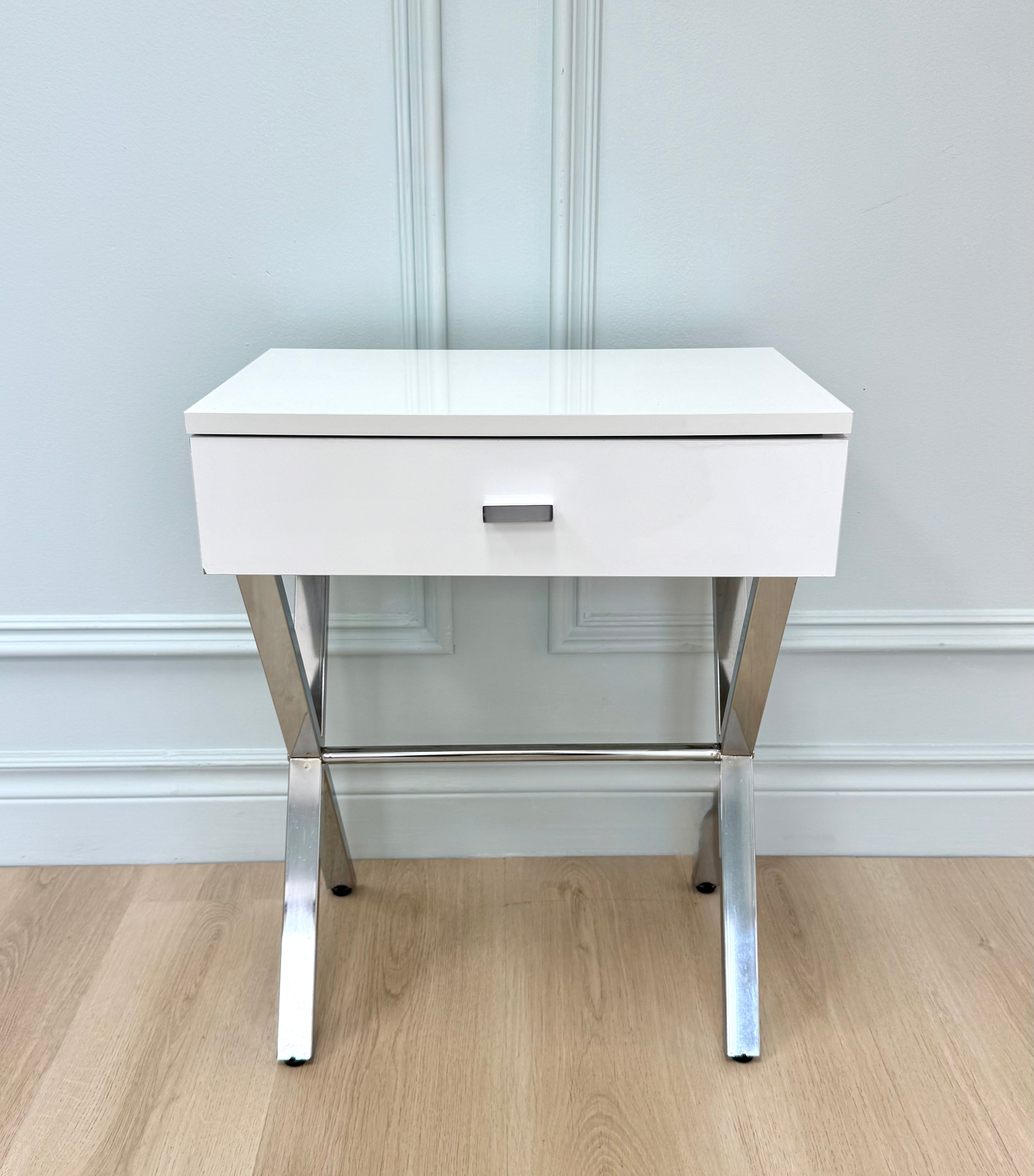 Gloss White Side Table