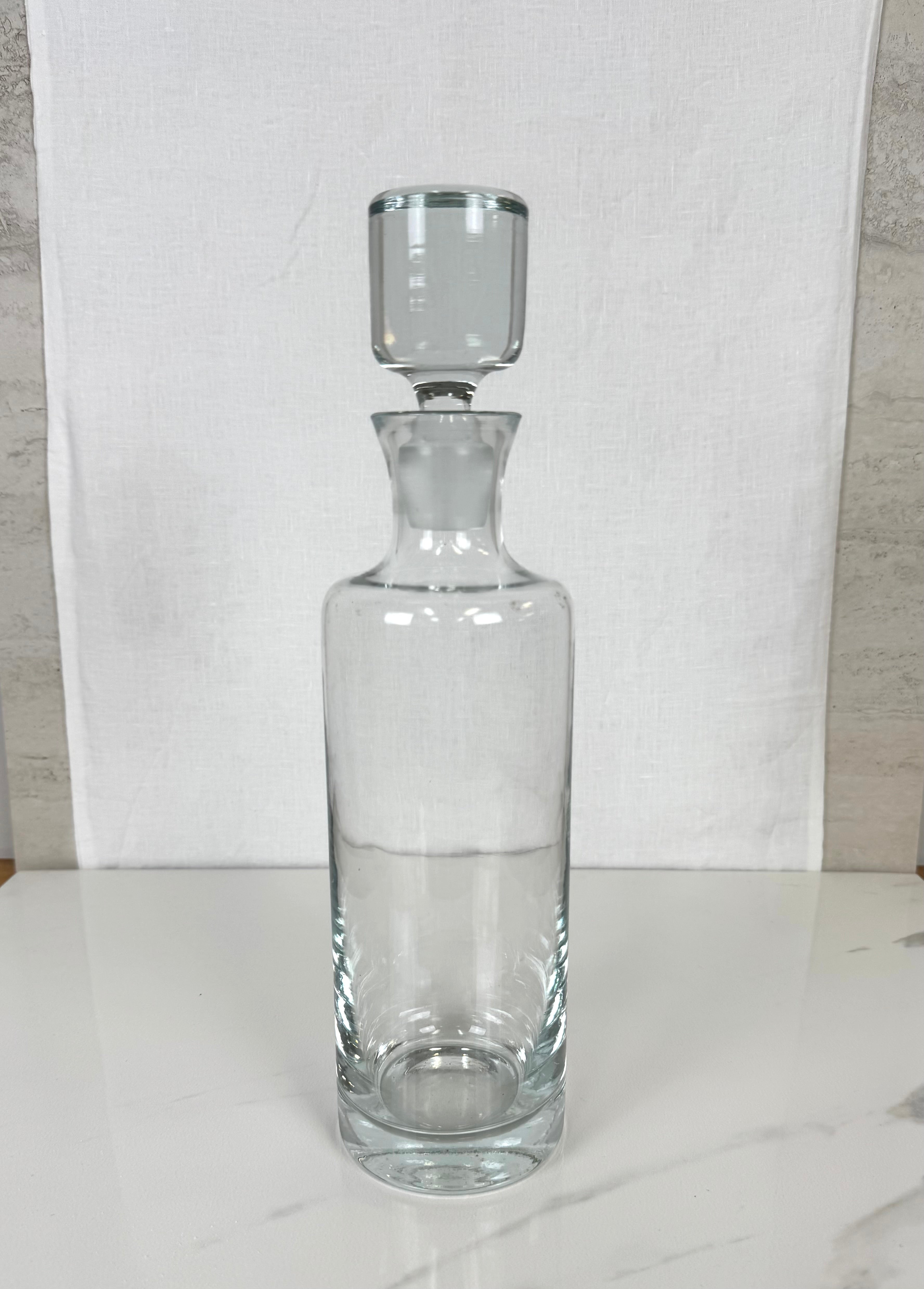 Tall Glass Decanter