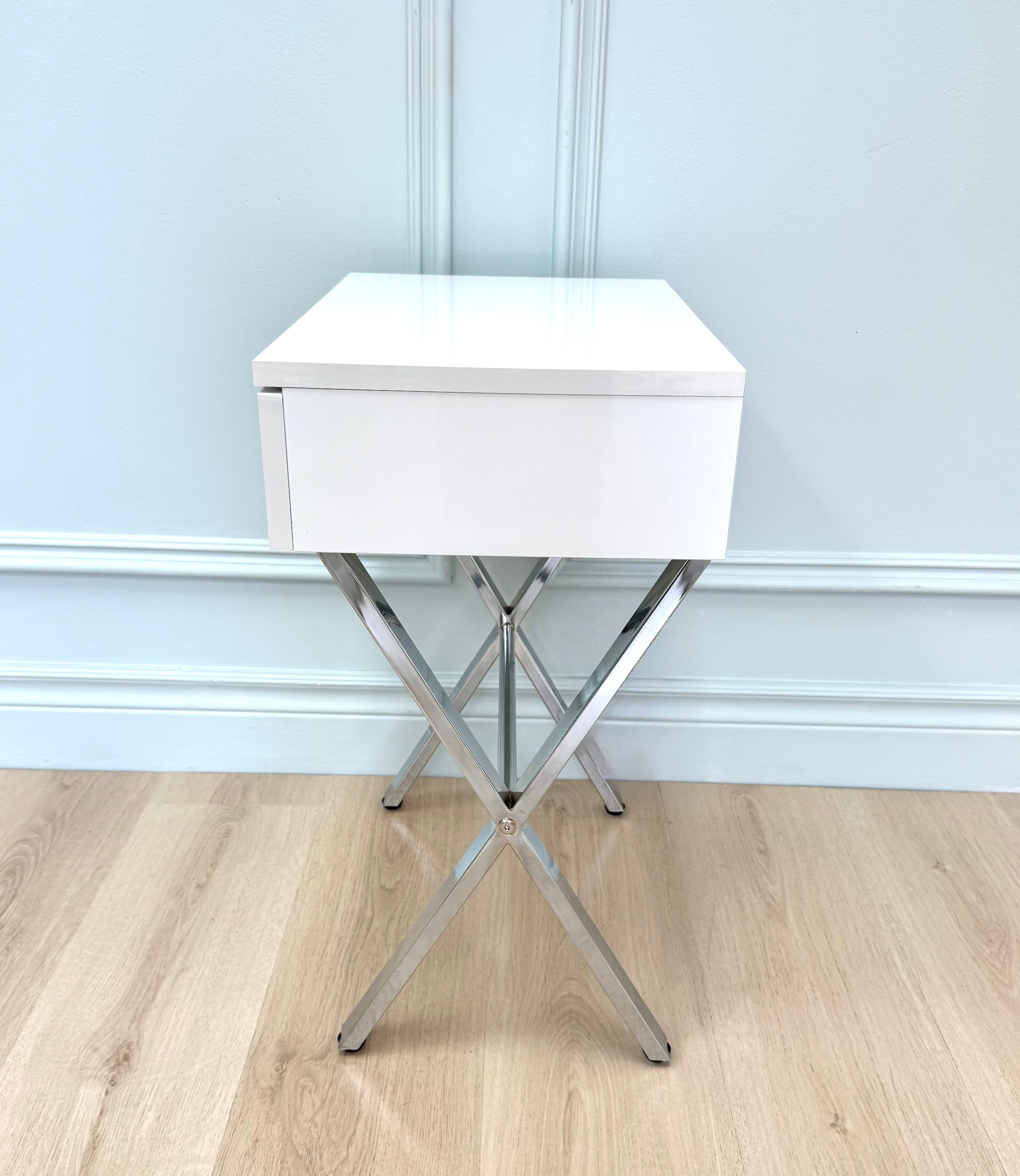 Gloss White Side Table