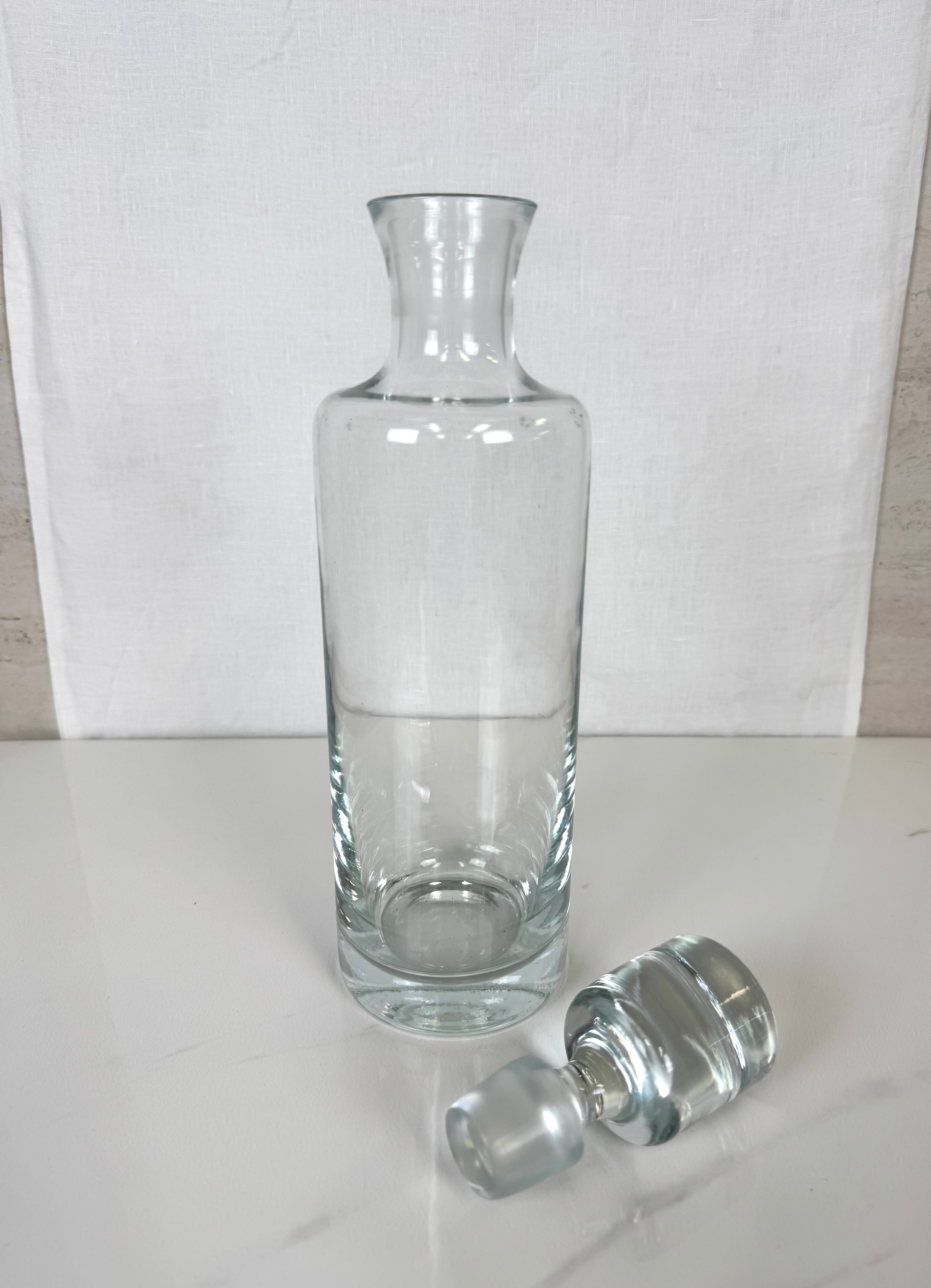 Tall Glass Decanter