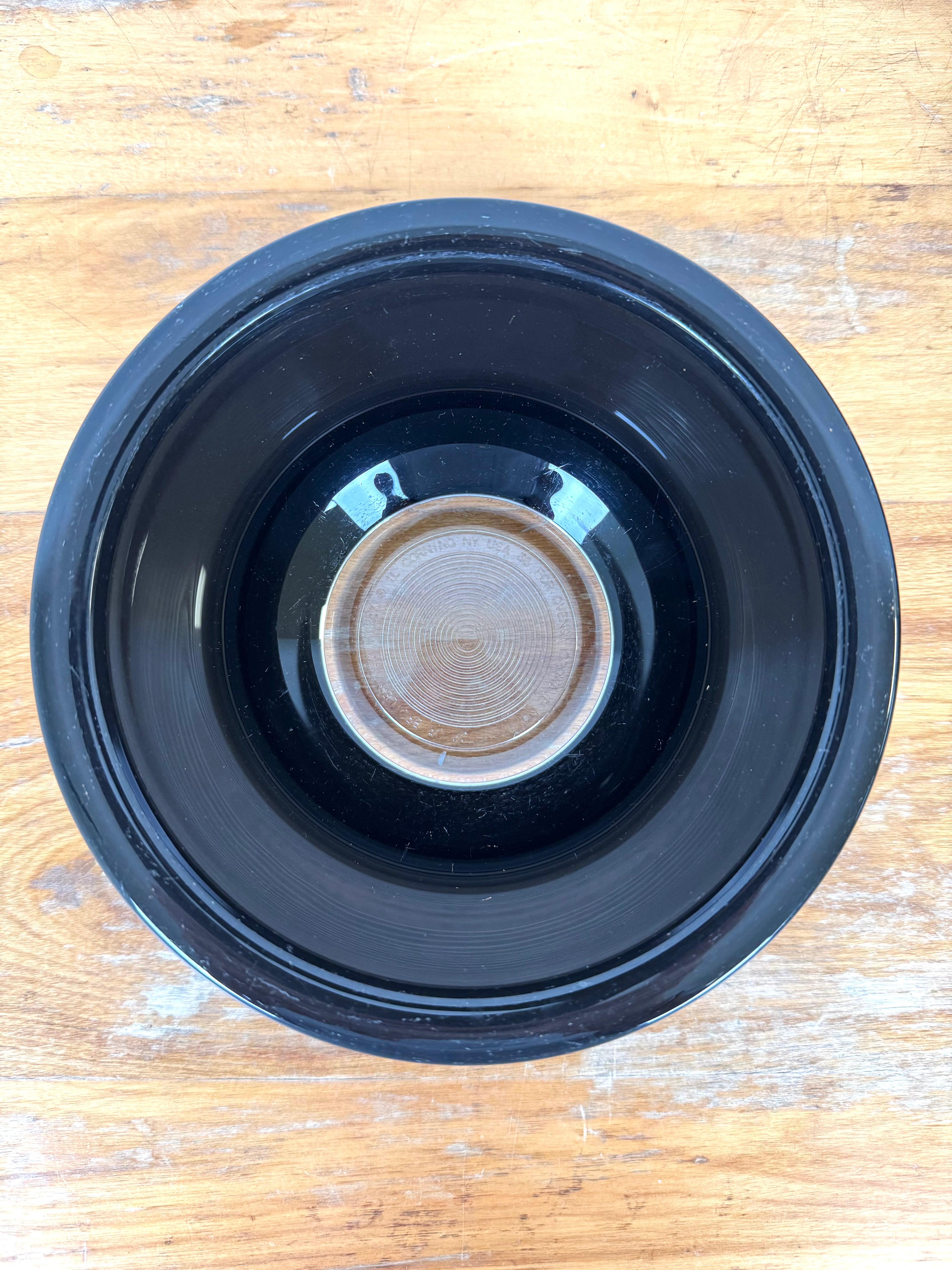 Vintage PYREX Black 7" Mixing Bowl