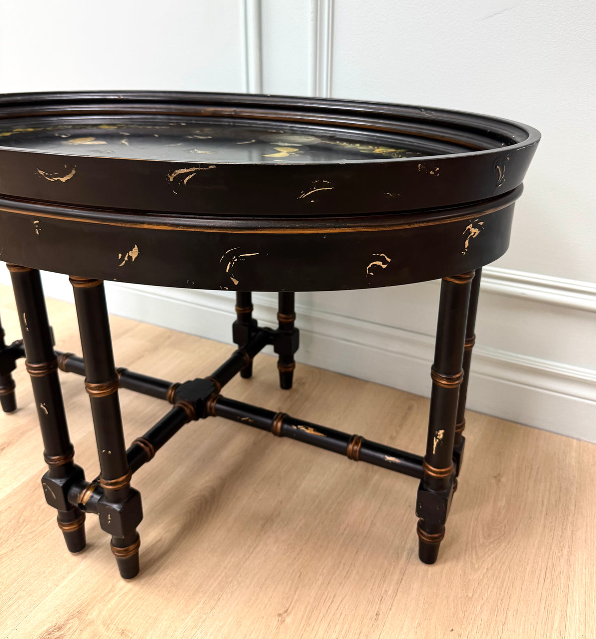 Black Chinoiserie Coffee Table