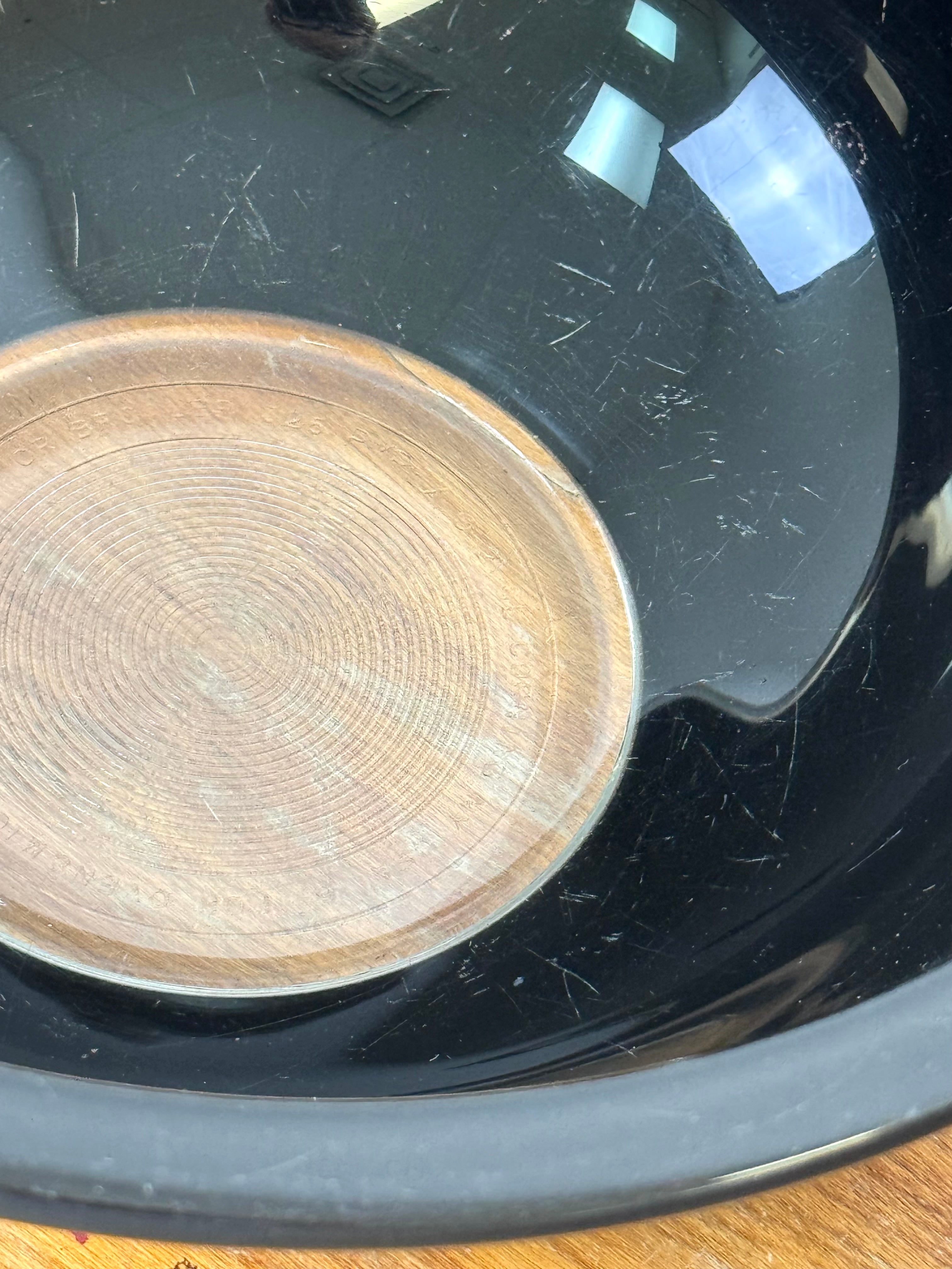 Vintage PYREX Black 10" Mixing Bowl