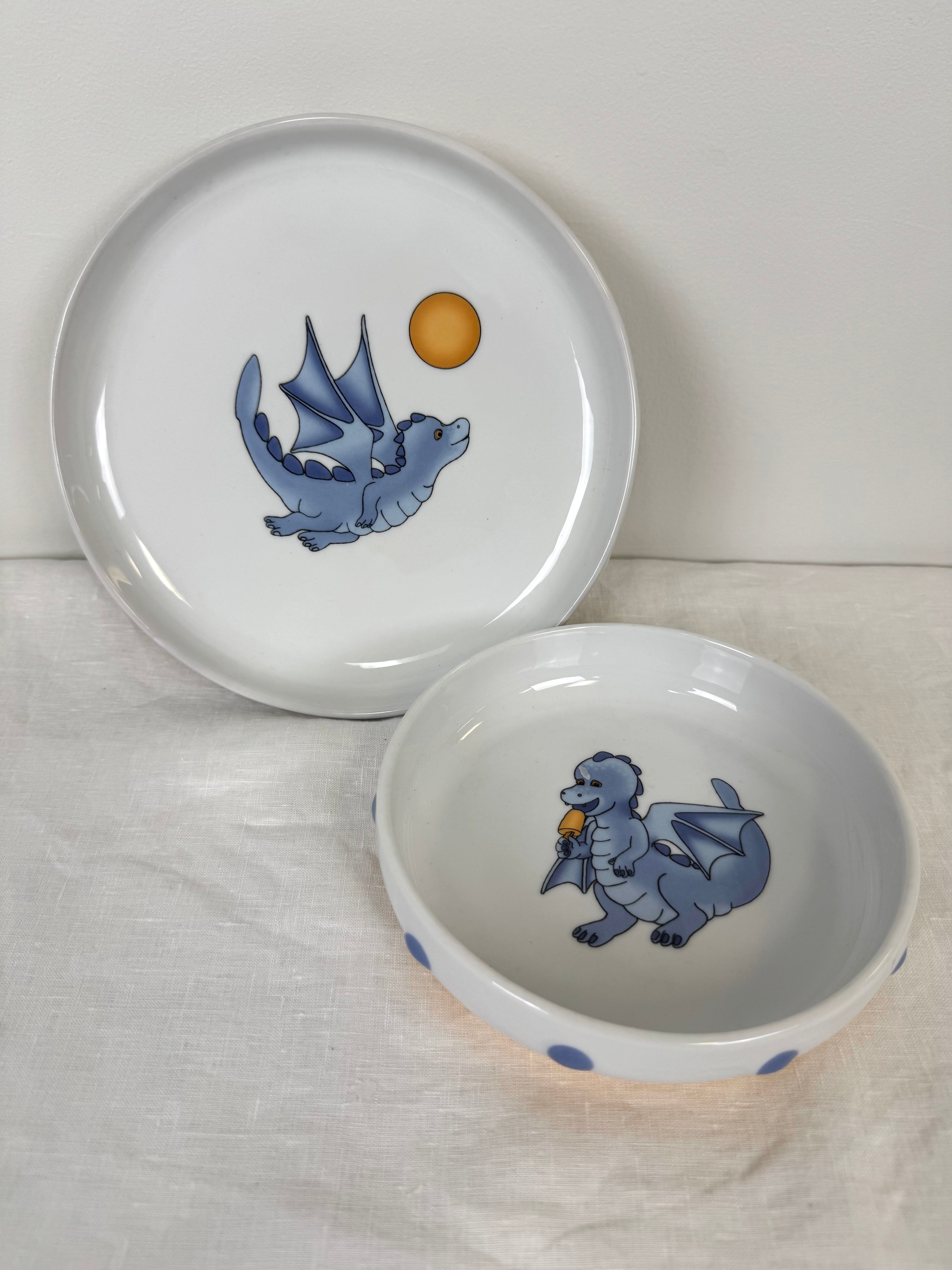 Vintage IKEA 'Smaskig' Child's Dinner Set
