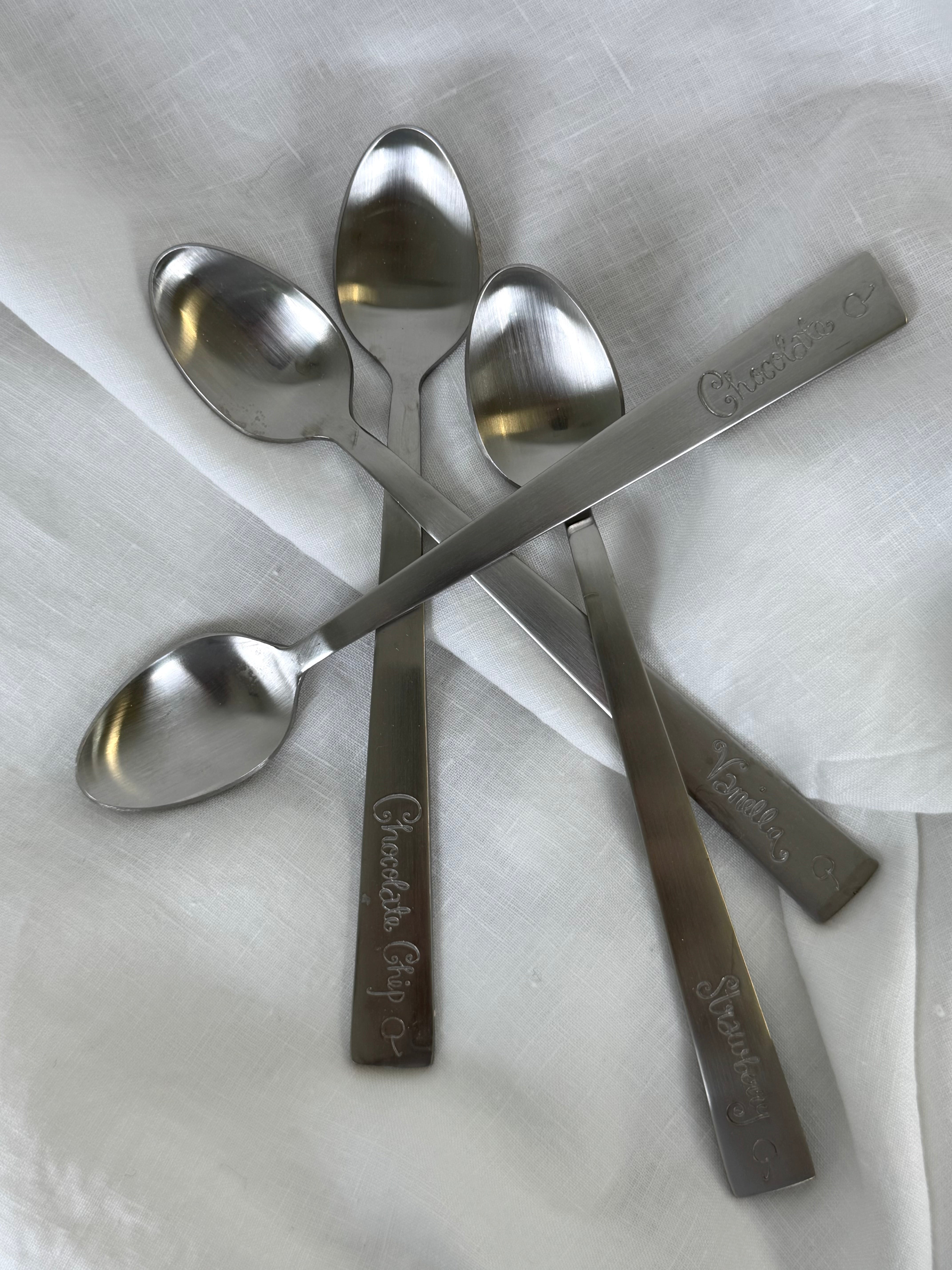POTTERY BARN Ice Cream Spoons
