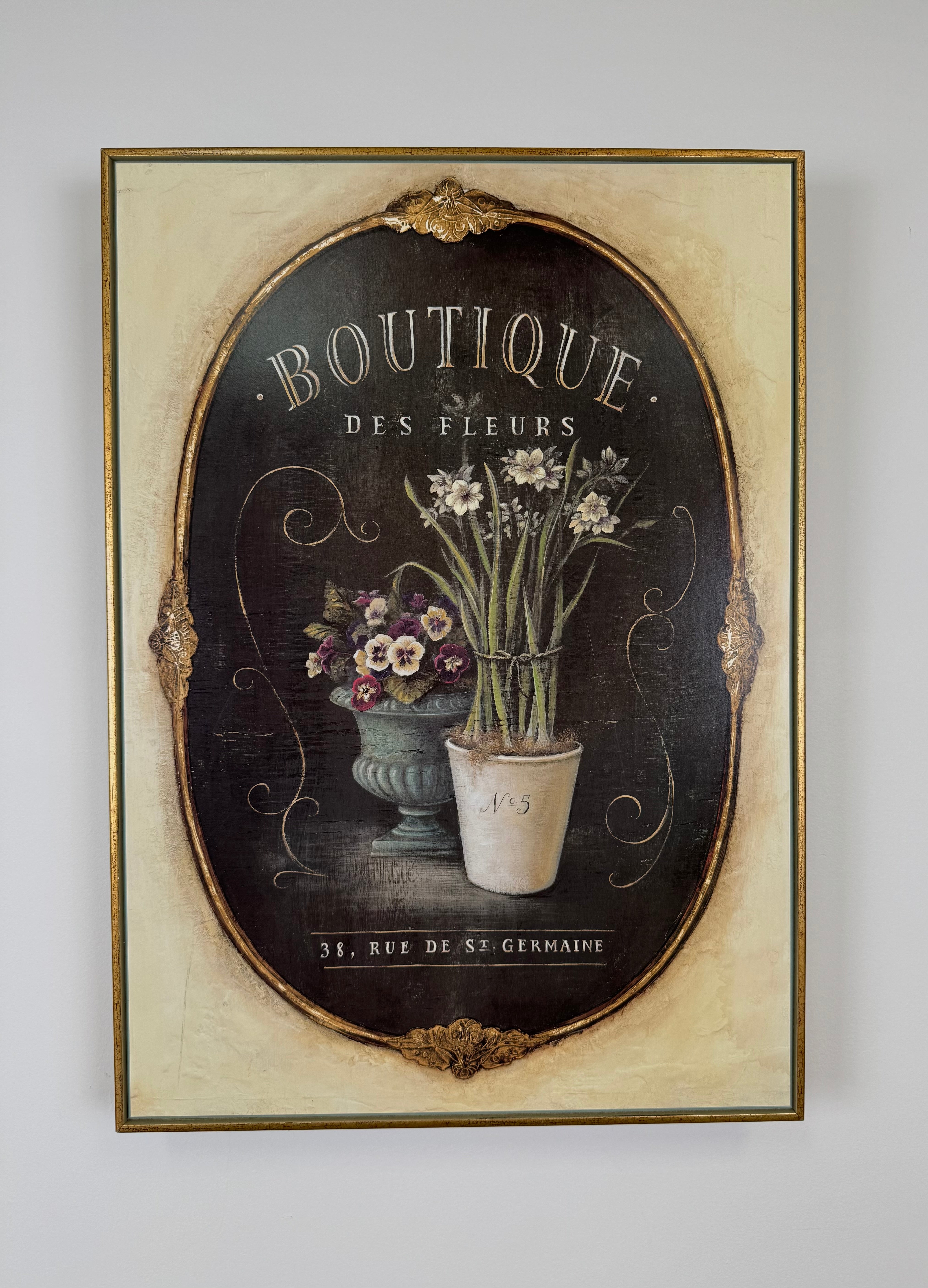 'Boutique des Fleurs' Print