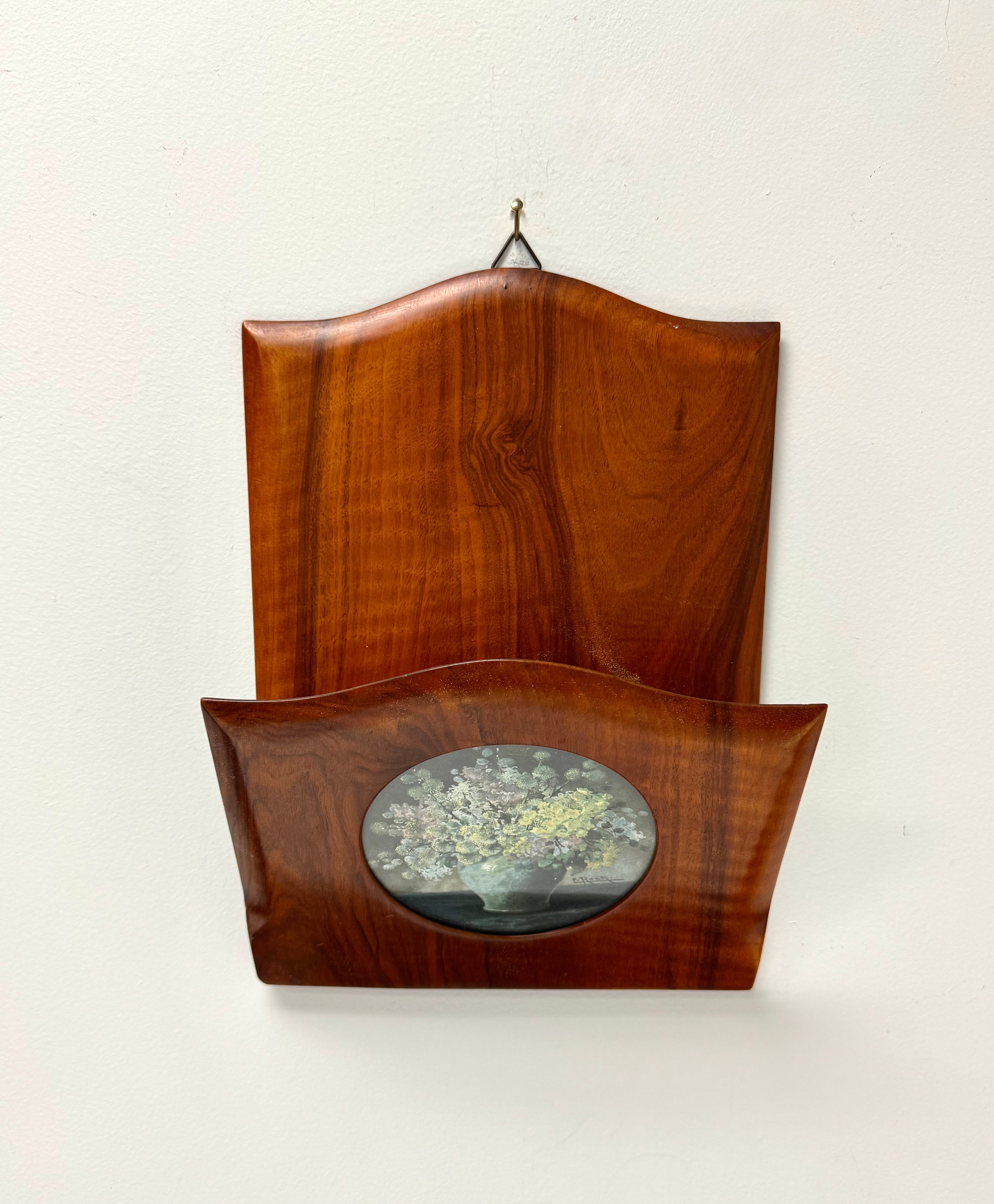 Vintage Wall-mount Wooden Document Holder